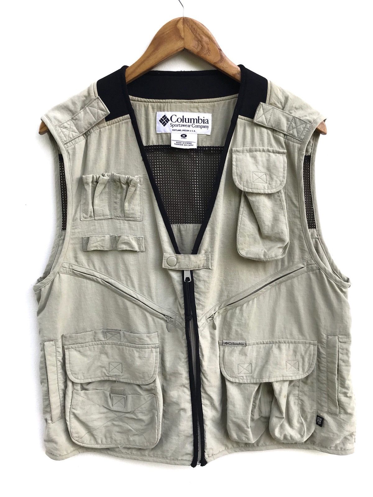 image of Columbia Colombia Multi Utility Vest Tactical Jacket in Grey, Men's (Size Medium)