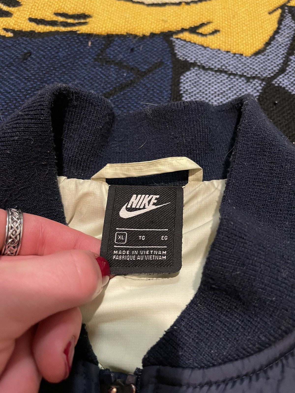 Nike Vintage Y2K Nike Varsity Jacket Size US XL / EU 56 / 4 - 2 Thumbnail