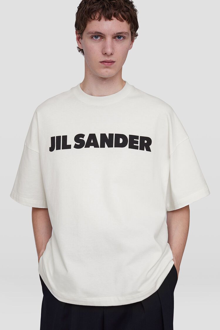 Jil Sander Jill Sander Cotton Jersey T-Shirt With Jill Sander Logo ...