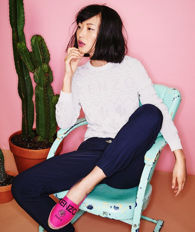 Kenzo Kenzo Paris Pink Espadrilles. Size US 5 / EU 37 - 4 Thumbnail