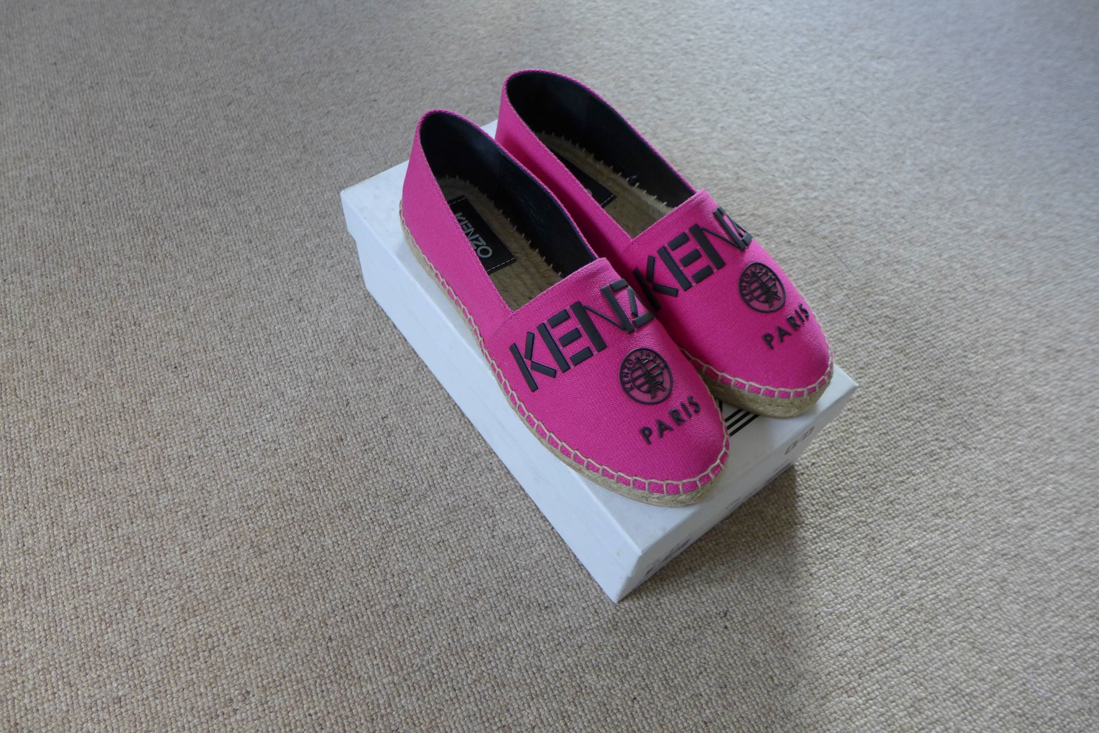 Kenzo Kenzo Paris Pink Espadrilles. Size US 5 / EU 37 - 5 Thumbnail