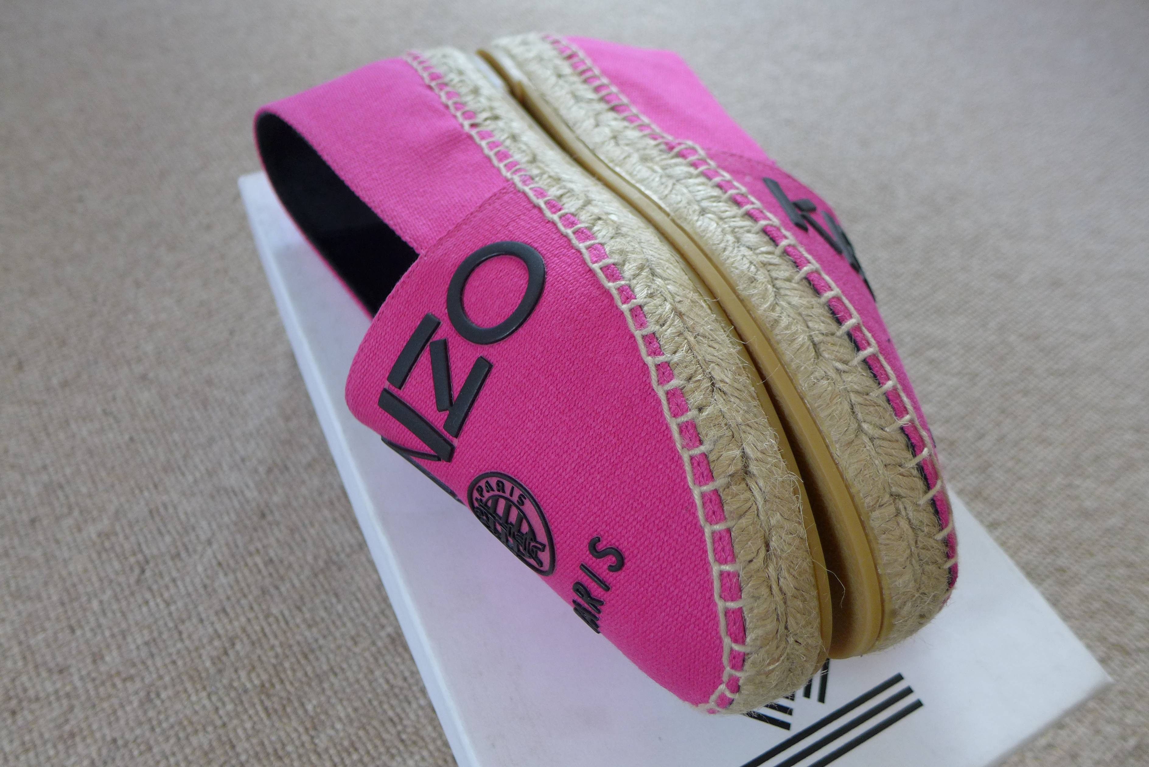 Kenzo Kenzo Paris Pink Espadrilles. Size US 5 / EU 37 - 6 Thumbnail