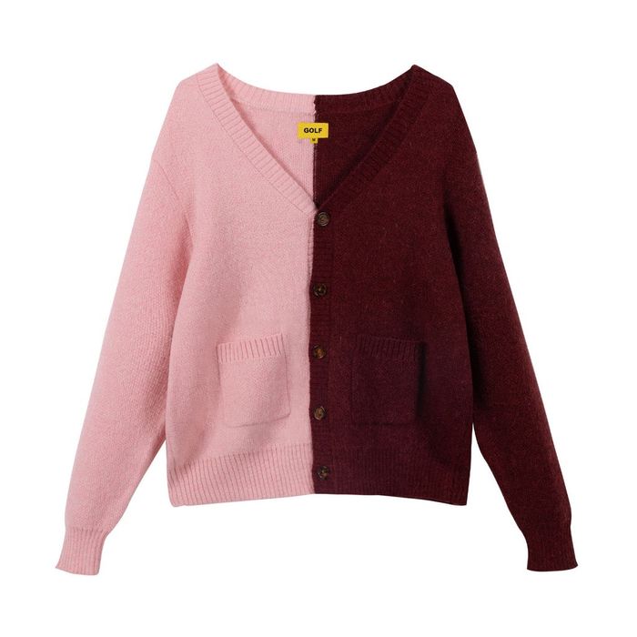 Golf Wang Mohair Split Cardigan - Pink | Grailed