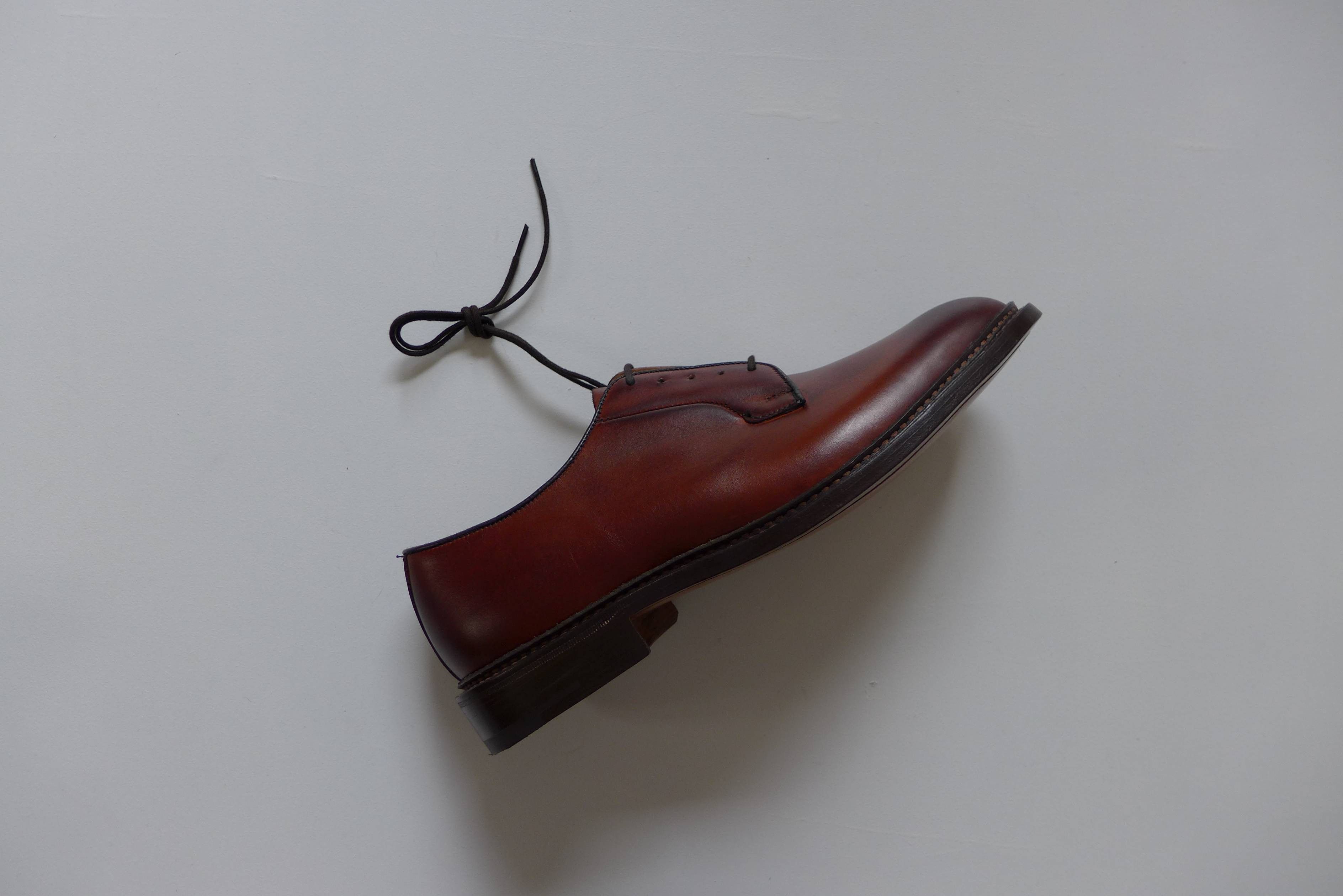 Tricker's Trickers Robert Derby -- Chestnut Burnished Leather Size US 8 / EU 41 - 8 Thumbnail