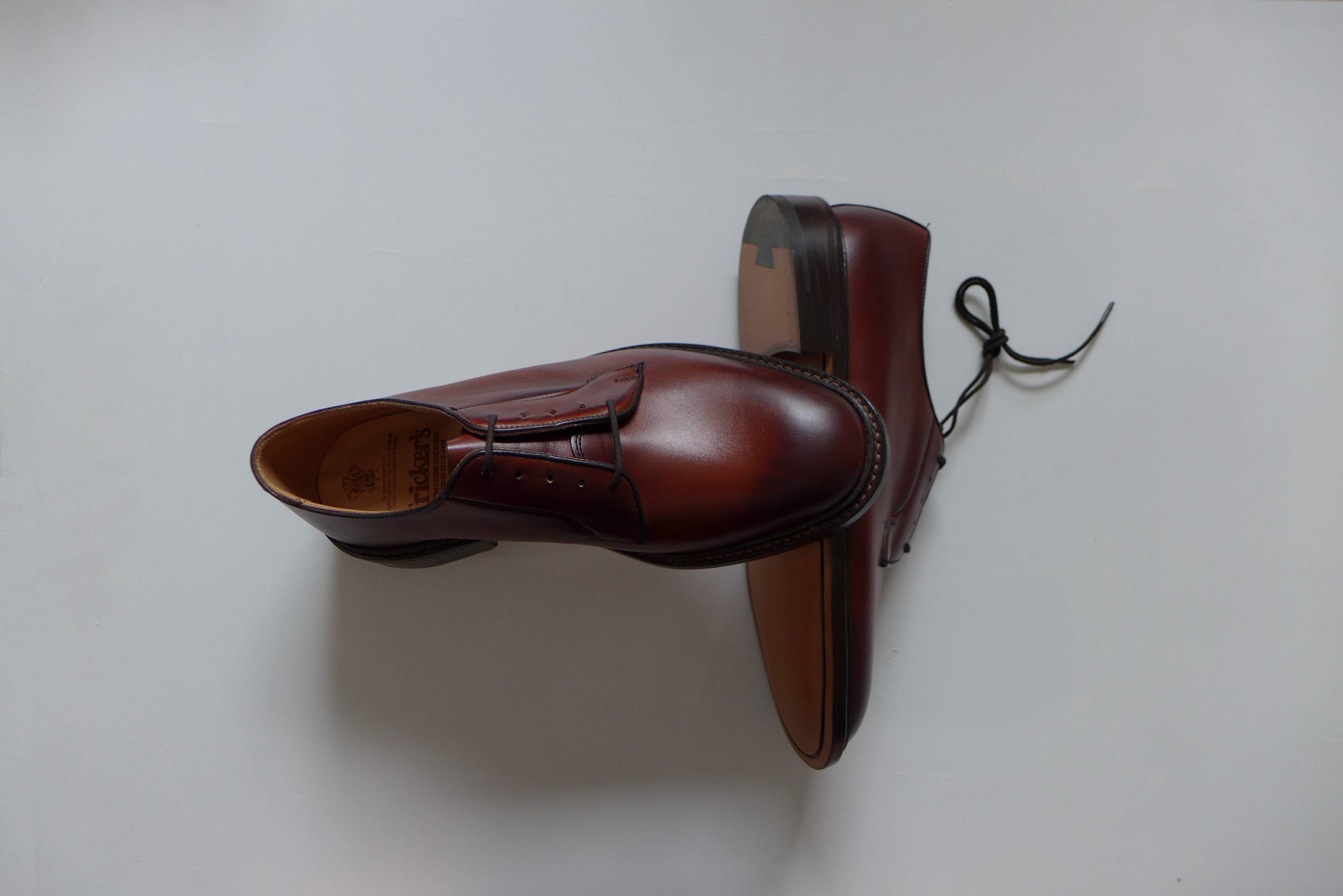 Tricker's Trickers Robert Derby -- Chestnut Burnished Leather Size US 8 / EU 41 - 1 Thumbnail