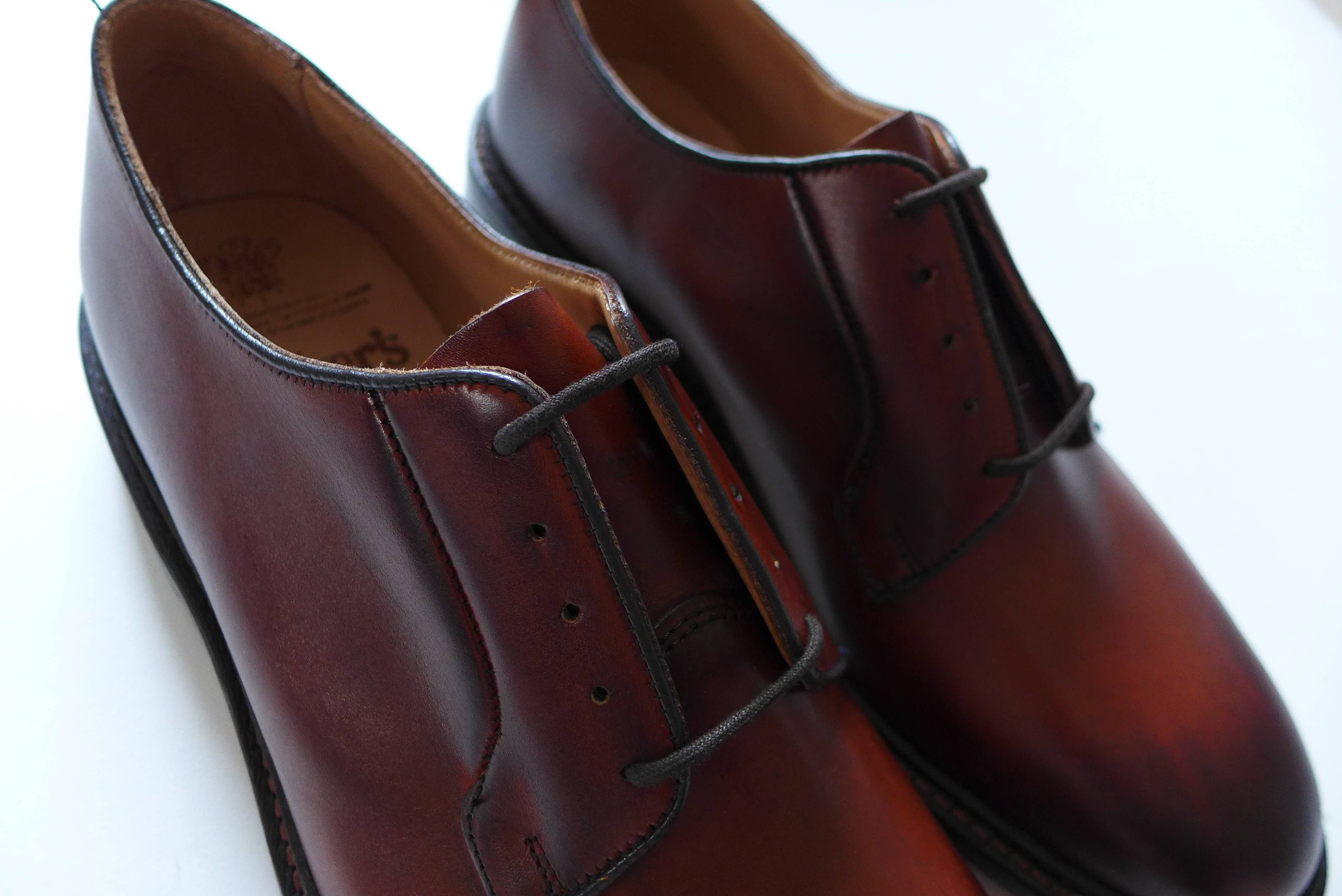 Tricker's Trickers Robert Derby -- Chestnut Burnished Leather Size US 8 / EU 41 - 3 Thumbnail