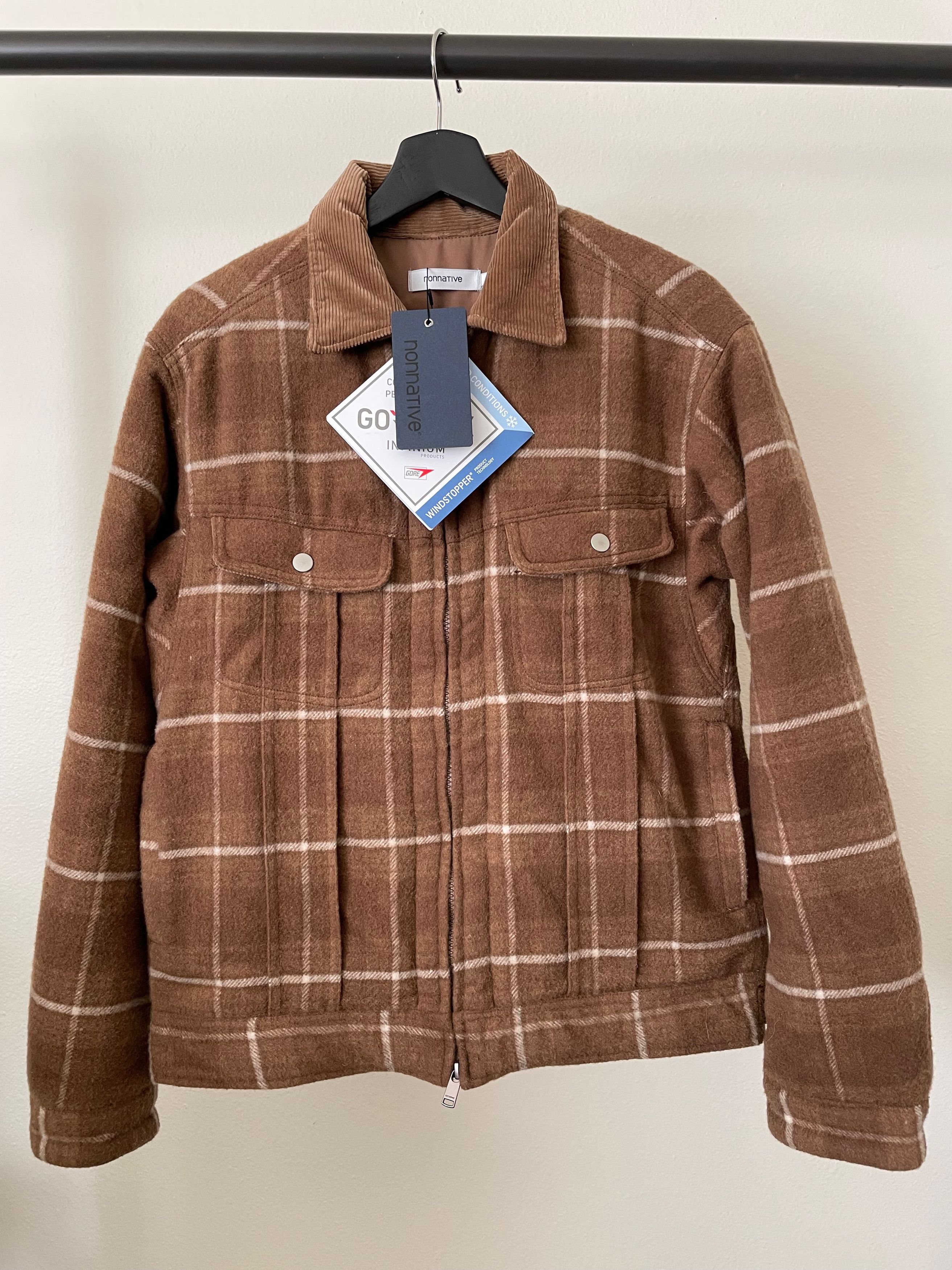 Nonnative Wool Flannel Trucker Jacket Gore-Tex | Grailed