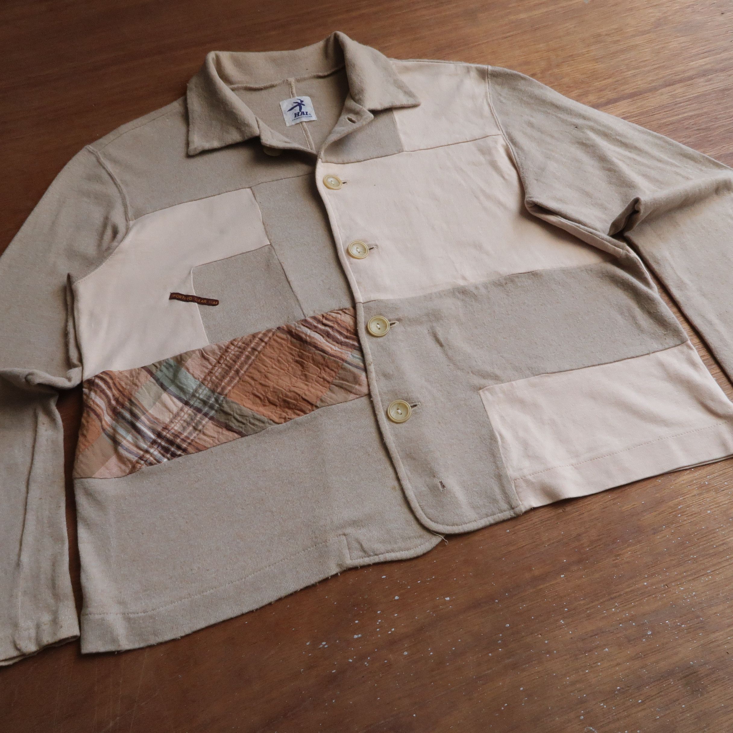 Hai Sporting Gear Vintage 80s Hai Sporting Gear Shirt Patchwork Size US M / EU 48-50 / 2 - 9 Thumbnail