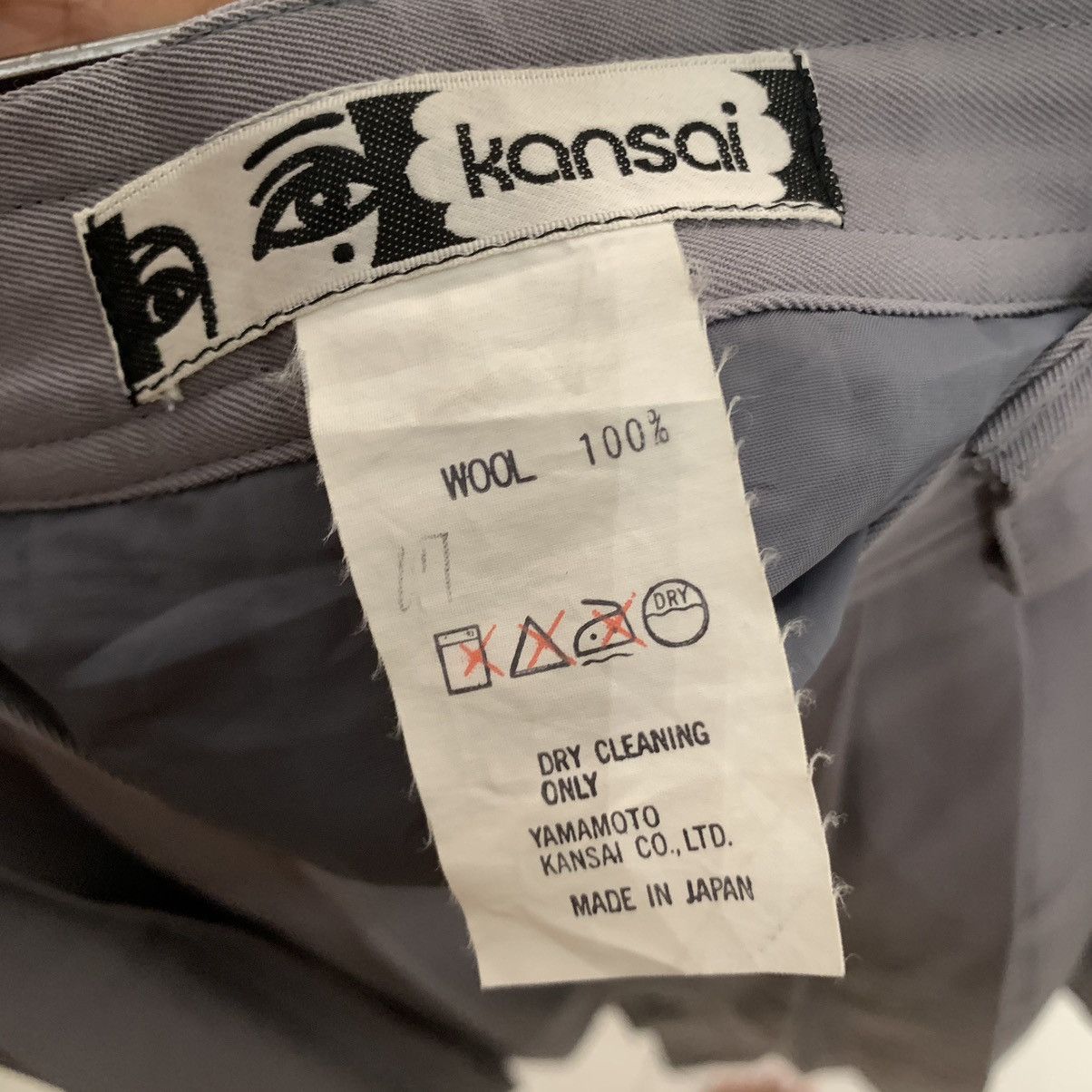 Vintage Kansai yamamoto pleated mini skirt