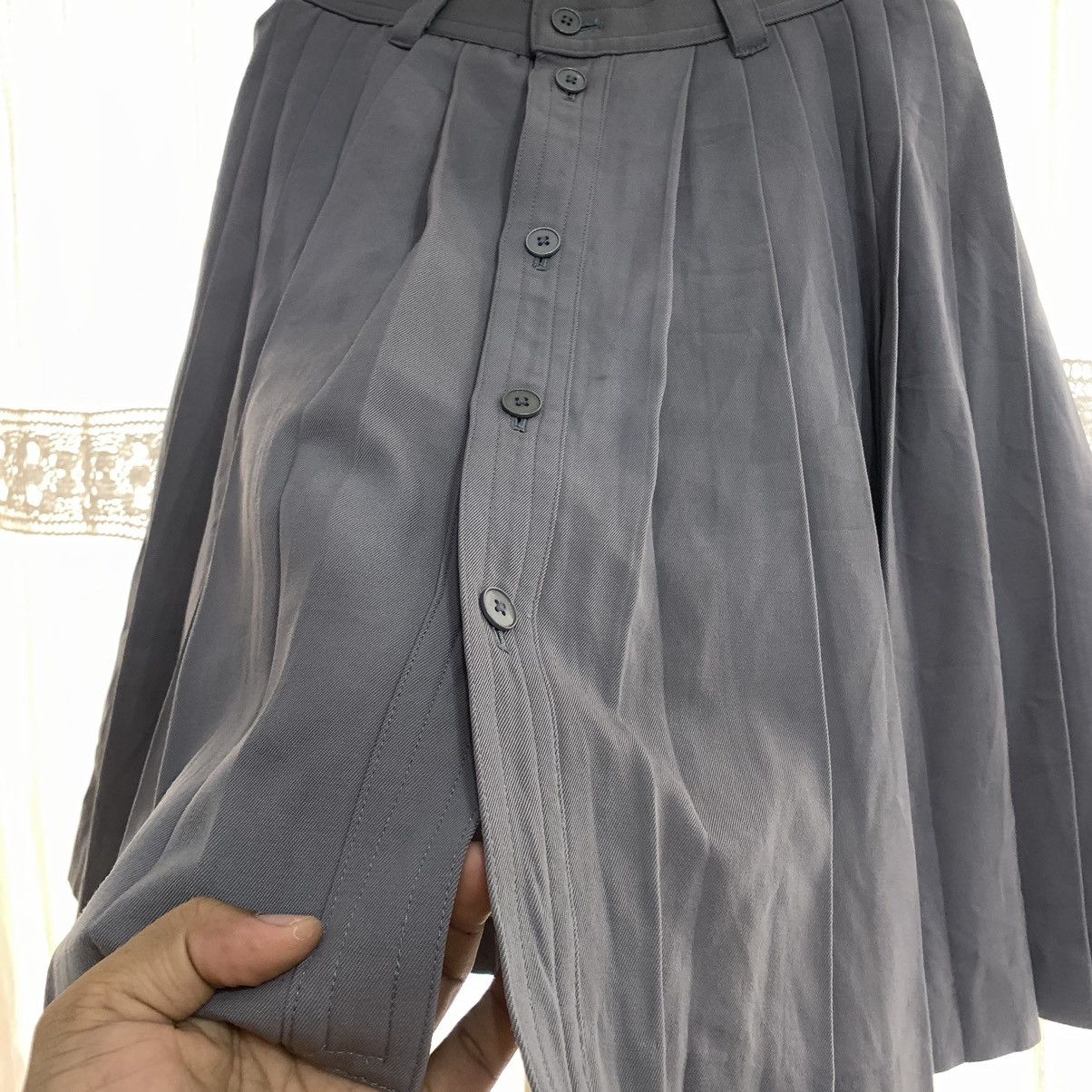 Vintage Kansai yamamoto pleated mini skirt