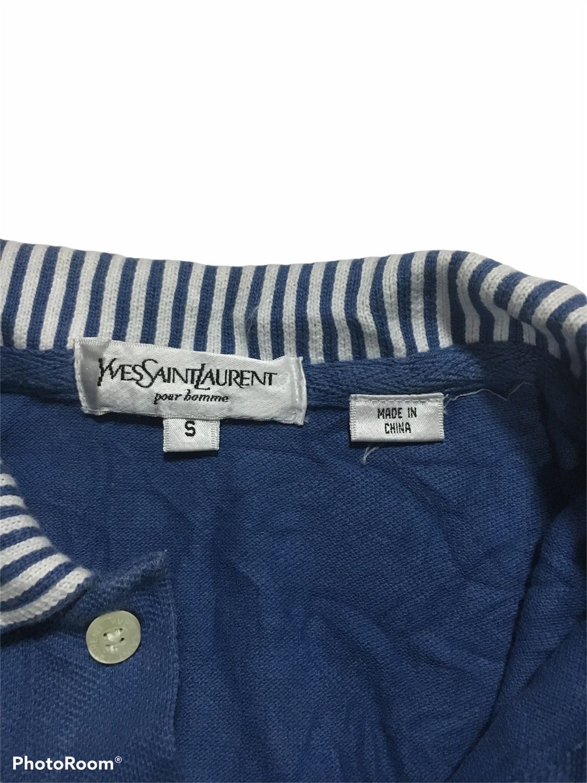 Yves Saint Laurent YVES SAINT LAURENT BLUE SIZE S POLOS SHIRT Size US S / EU 44-46 / 1 - 5 Thumbnail