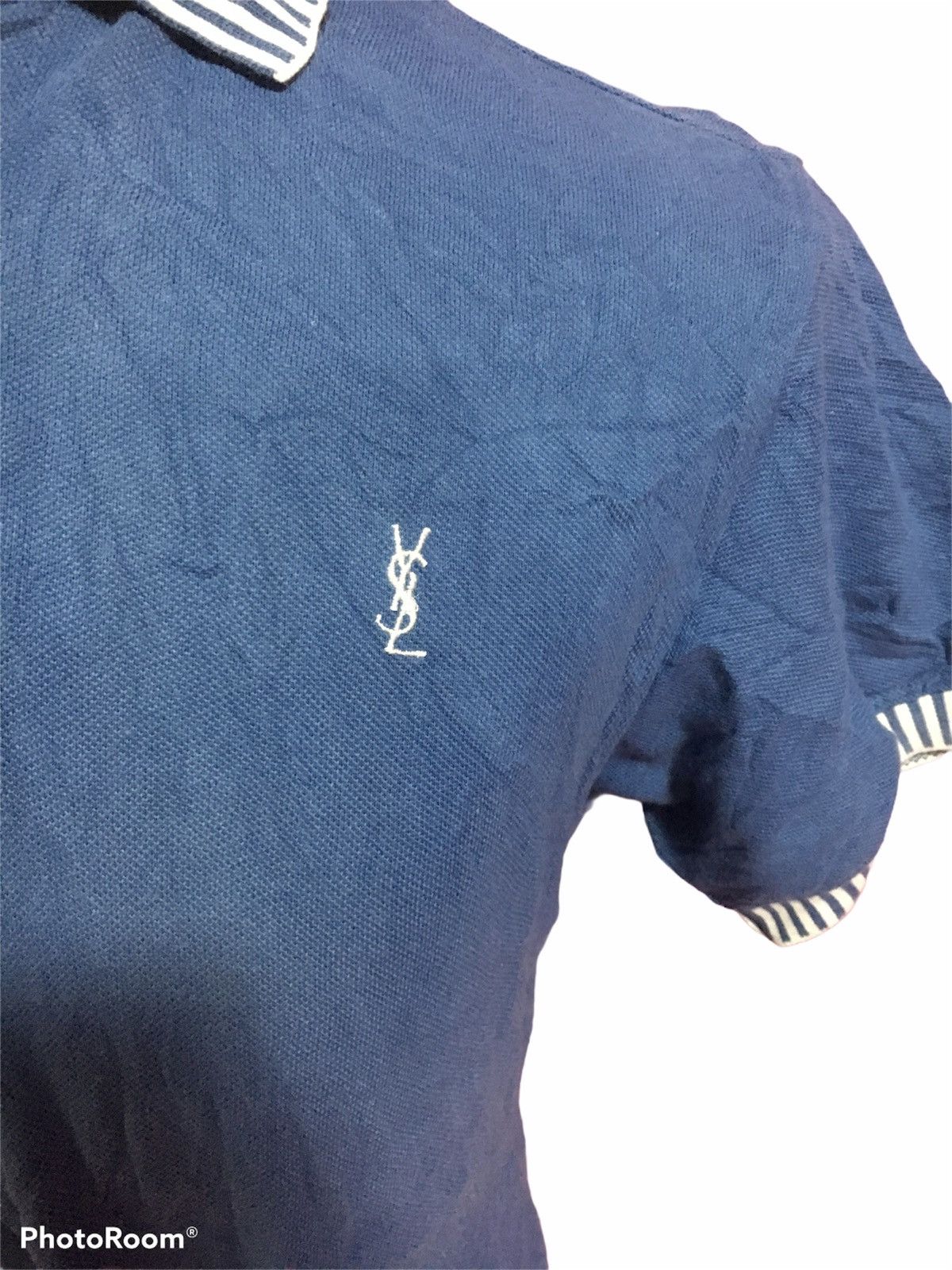 Yves Saint Laurent YVES SAINT LAURENT BLUE SIZE S POLOS SHIRT Size US S / EU 44-46 / 1 - 3 Thumbnail