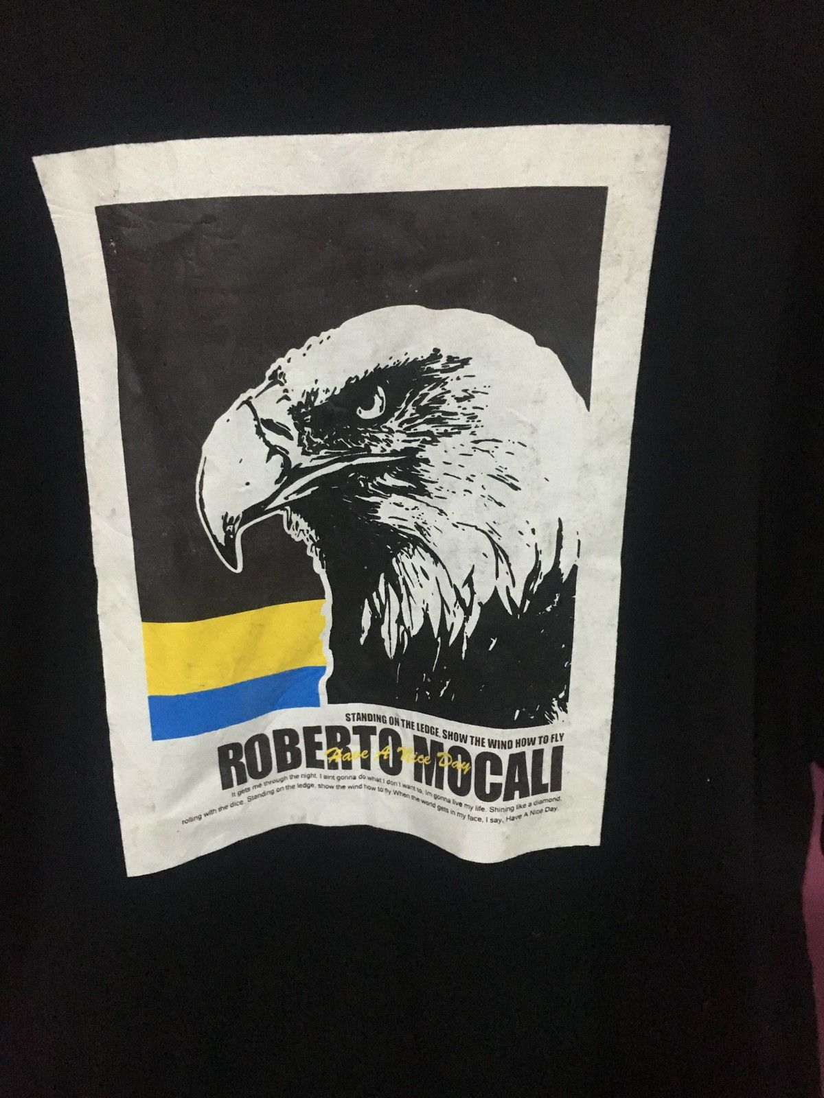 Vintage ROBERTO MOCALI BLACK SIZE L TEE SHIRT ITALY Size US L / EU 52-54 / 3 - 5 Thumbnail