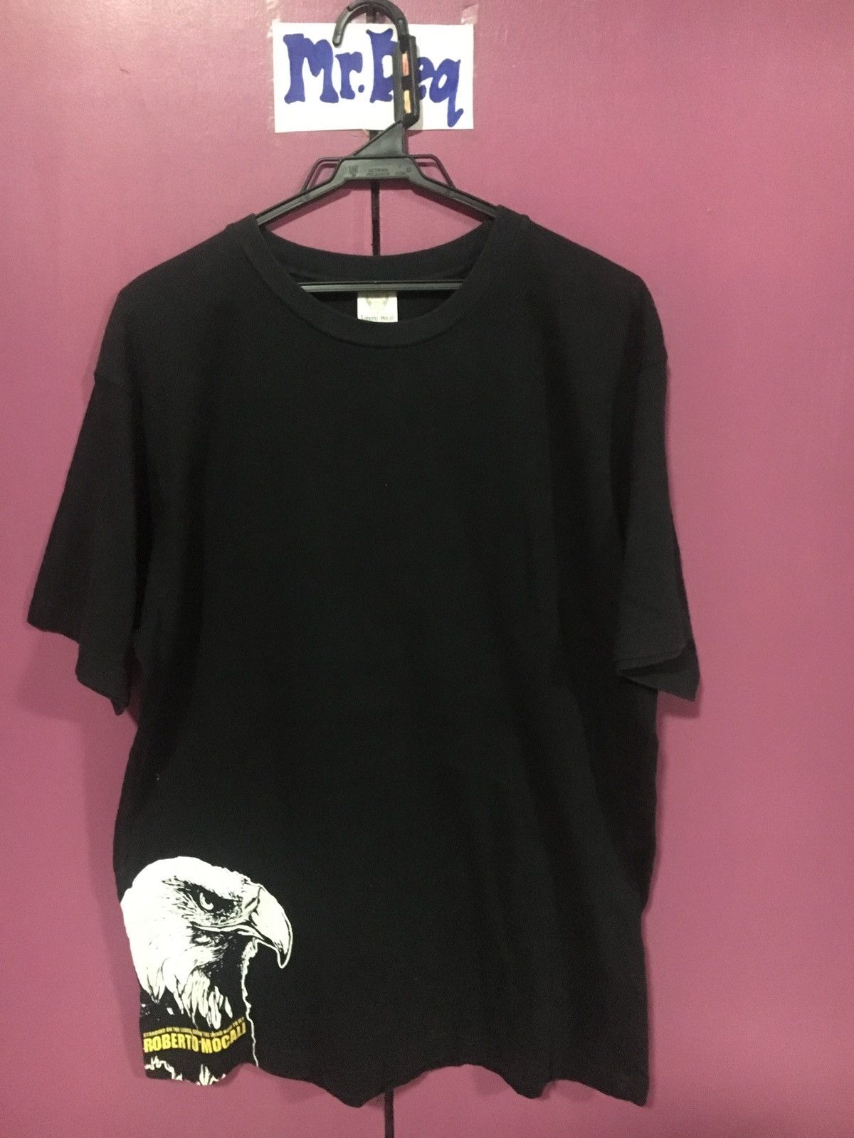 Vintage ROBERTO MOCALI BLACK SIZE L TEE SHIRT ITALY Size US L / EU 52-54 / 3 - 1 Thumbnail