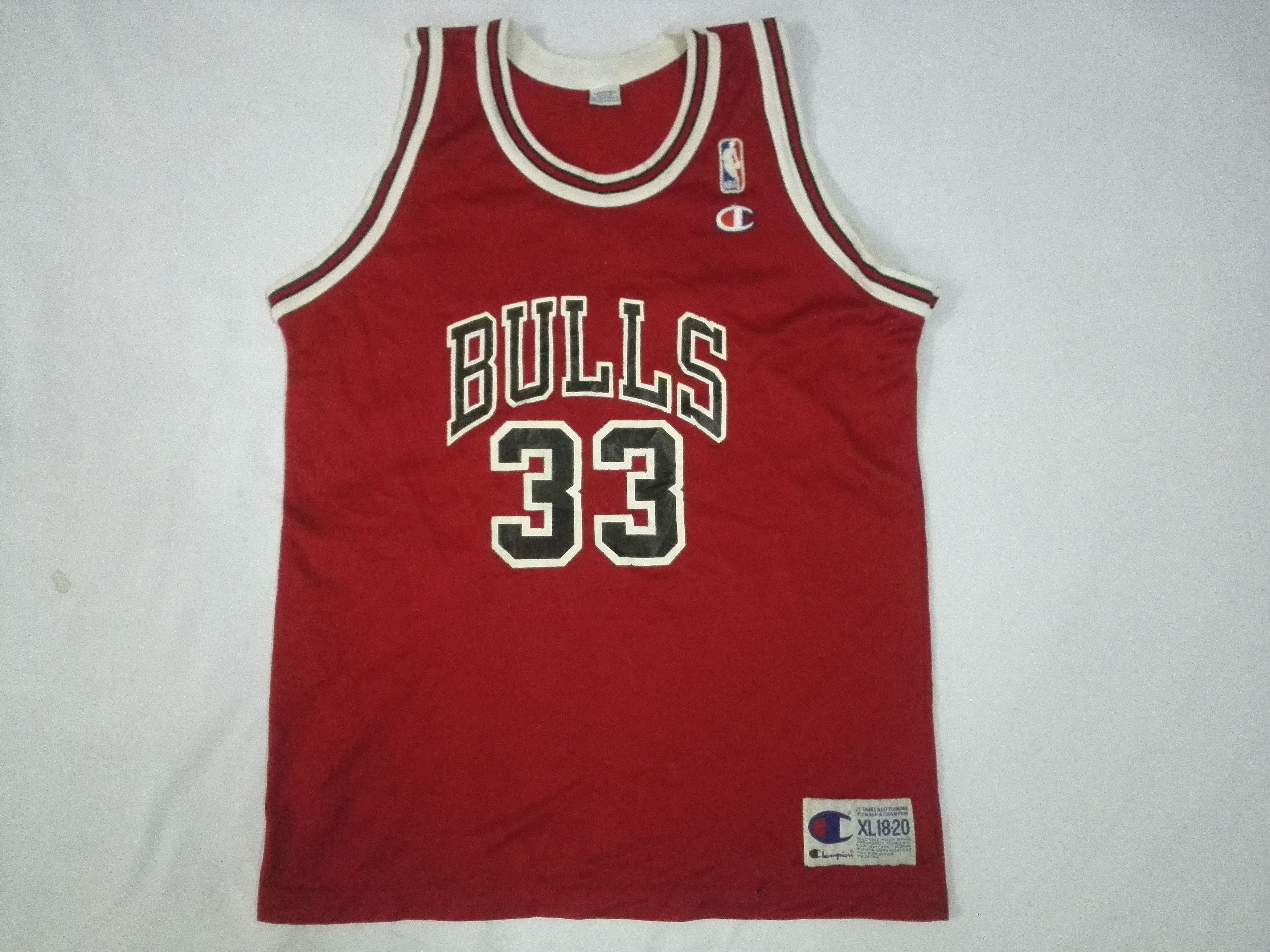 Champion Chicago Bulls Vintage CHICAGO BULLS SCOTTIE PIPPEN Basketball Jersey Grailed