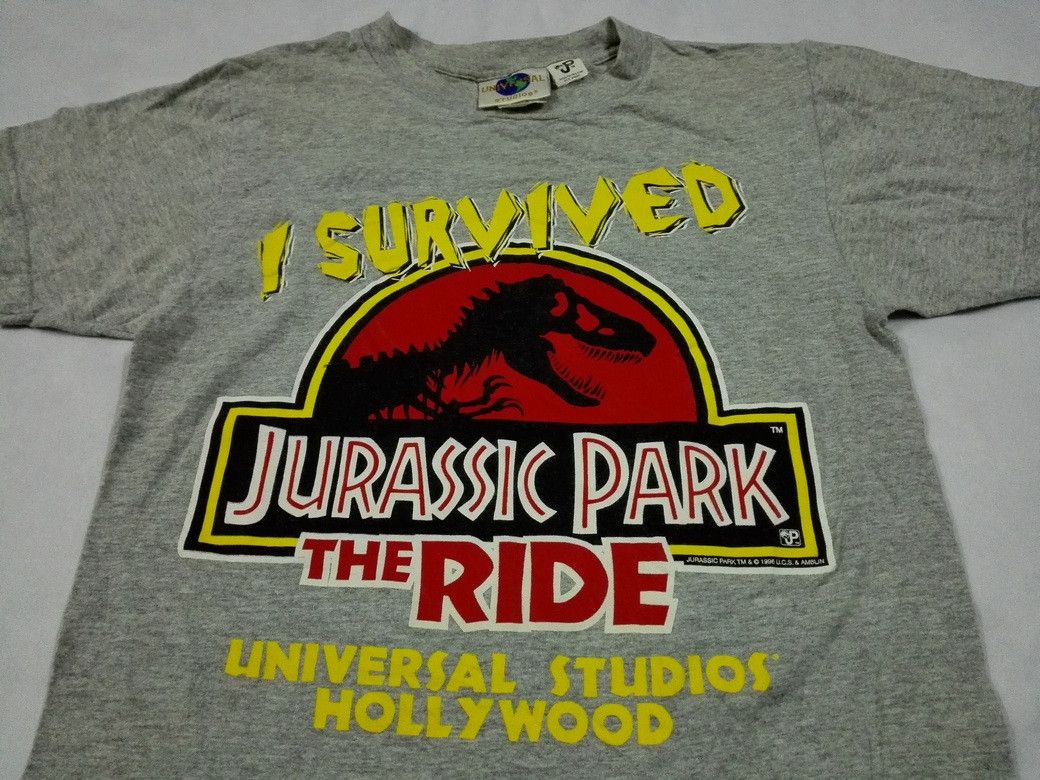 Vintage Vintage 90s Jurassic Park Universal Studios Hollywood Size US S / EU 44-46 / 1 - 2 Thumbnail
