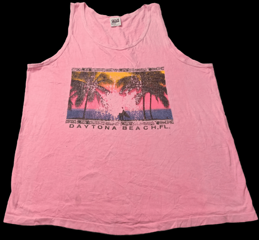 Anvil Vintage Daytona Beach Florida Sleeveless Shirt USA Size US L / EU 52-54 / 3 - 1 Thumbnail