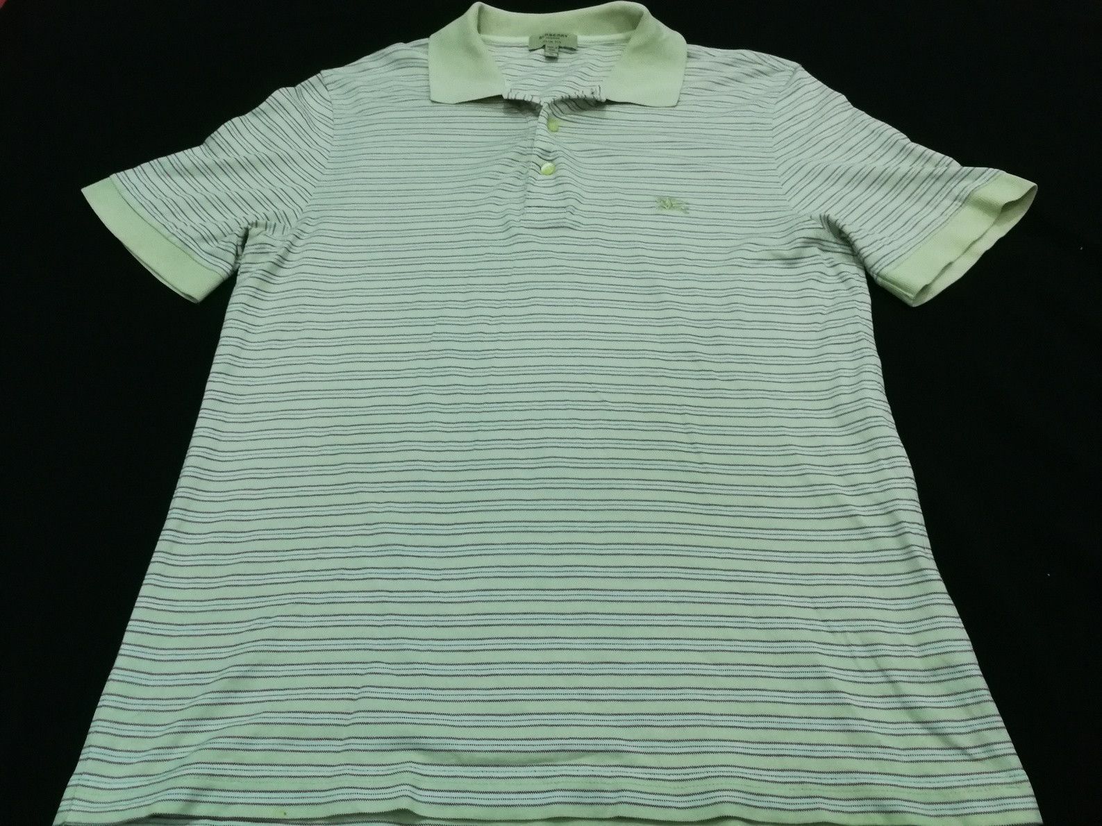 Burberry Authentic Burberry Polo Shirt Striped Slim Fit Classic Tee Size US M / EU 48-50 / 2 - 1 Thumbnail