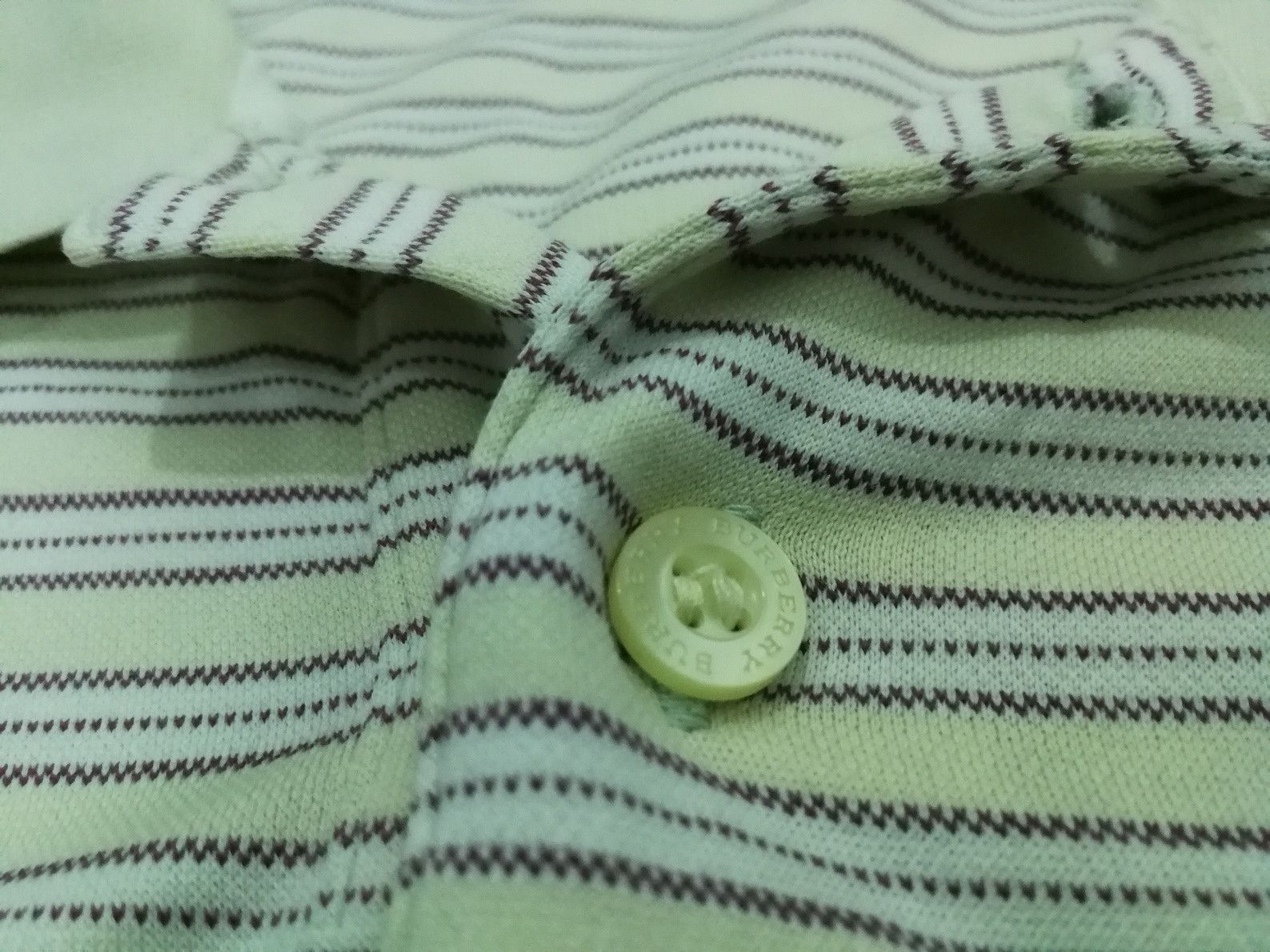 Burberry Authentic Burberry Polo Shirt Striped Slim Fit Classic Tee Size US M / EU 48-50 / 2 - 4 Thumbnail