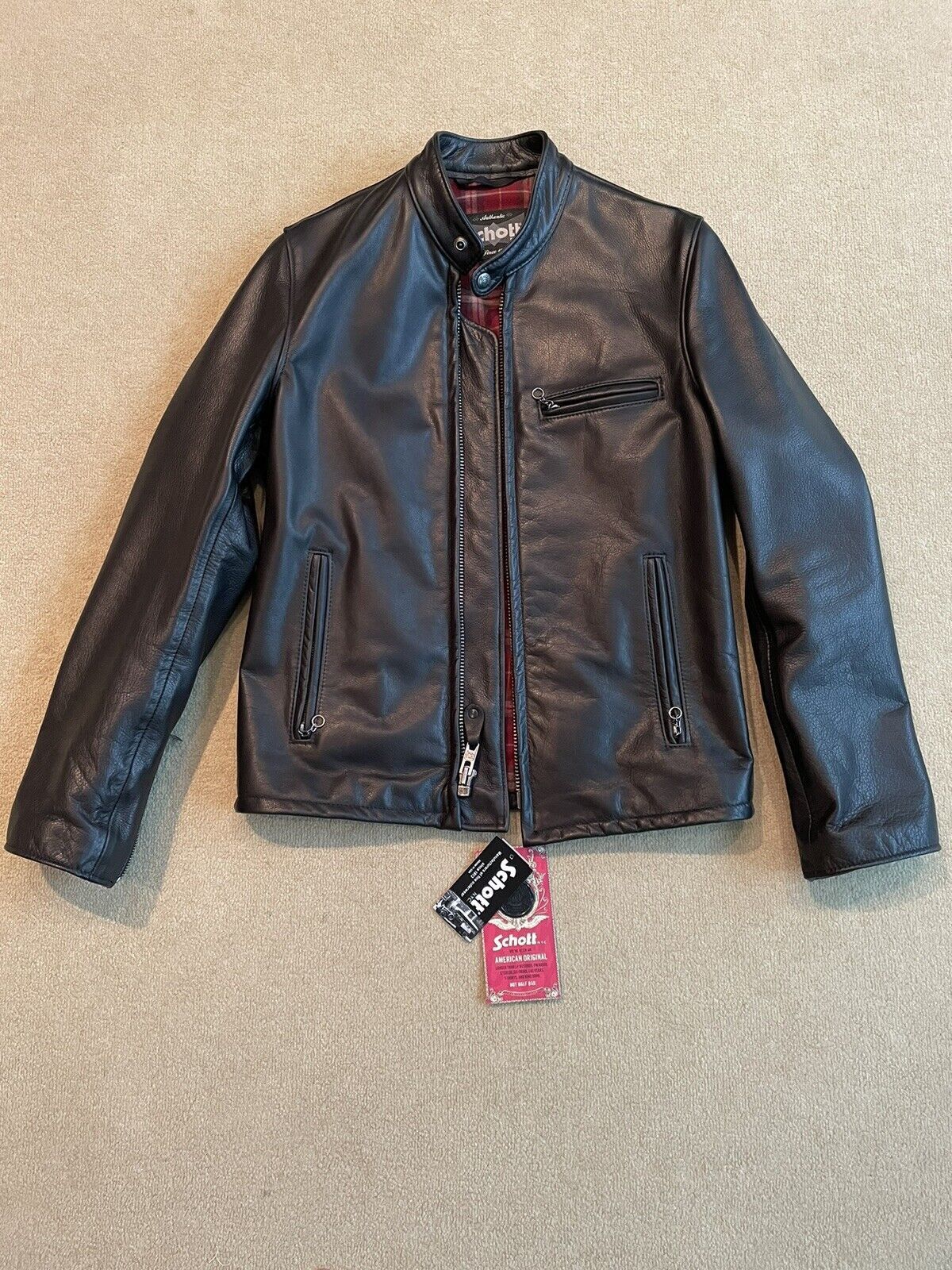Schott 530 Cafe Racer Leather Jacket | Grailed
