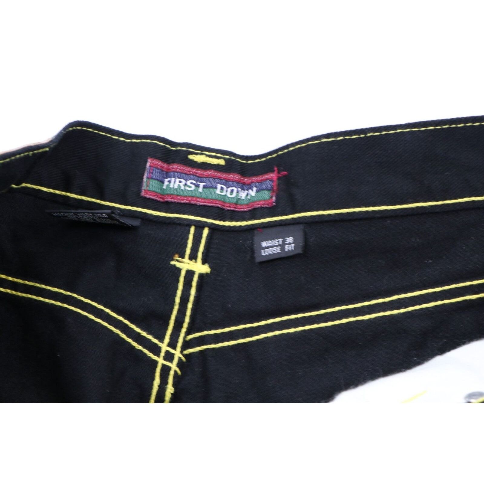 Vintage NOS Vintage 90s Streetwear Baggy Fit Denim Shorts Jorts Size US 38 / EU 54 - 5 Thumbnail