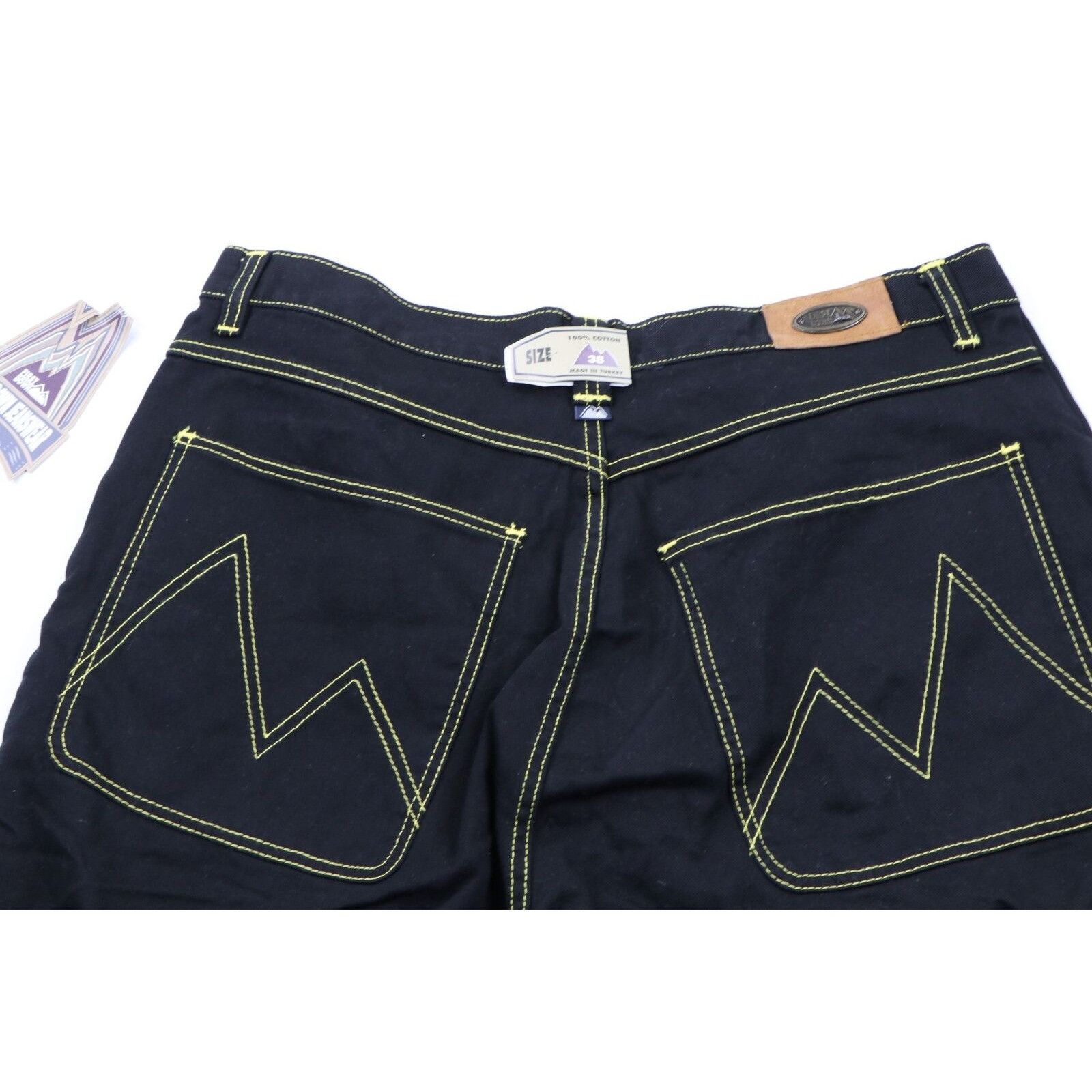 Vintage NOS Vintage 90s Streetwear Baggy Fit Denim Shorts Jorts Size US 38 / EU 54 - 7 Thumbnail