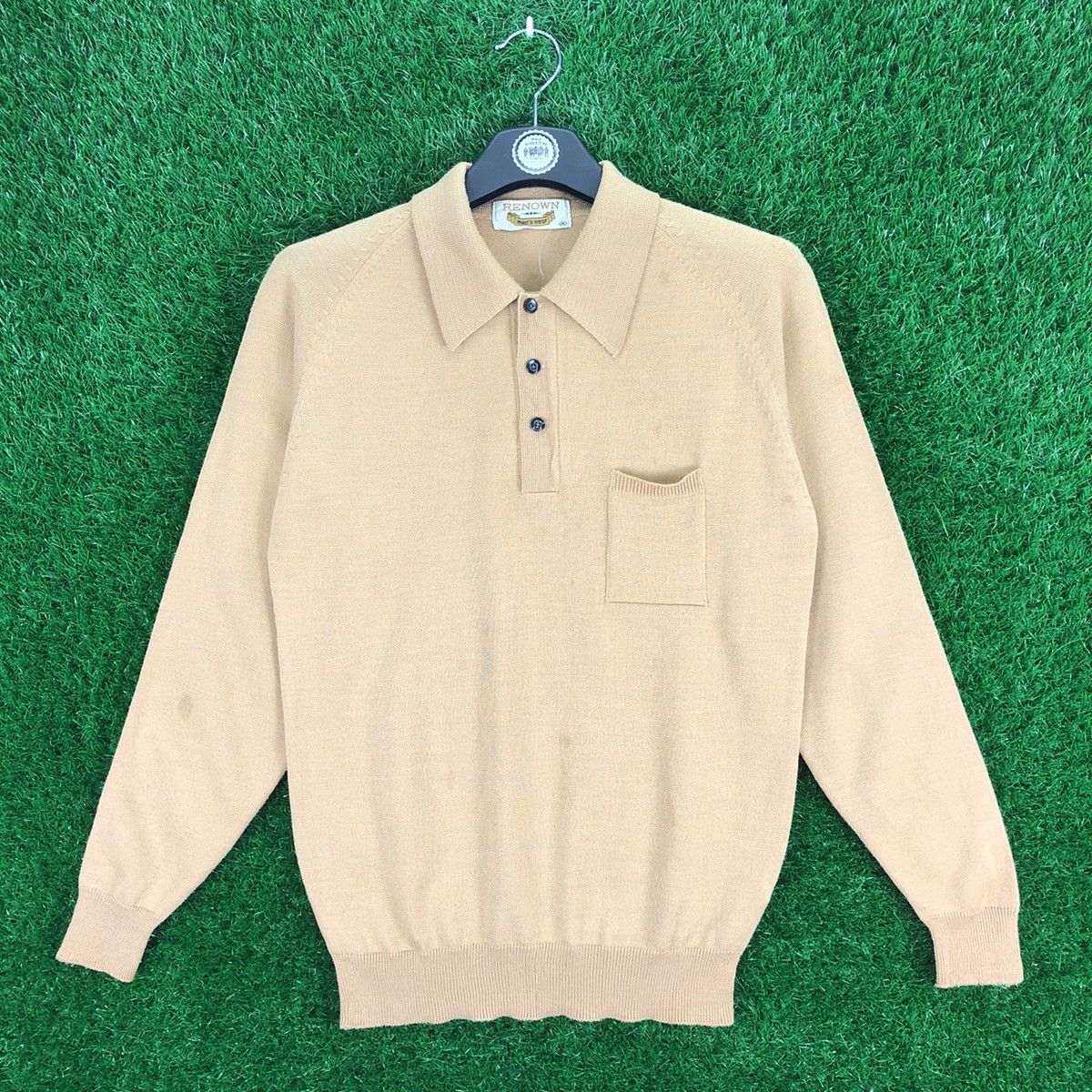 RENOWN Vintage 80's Polo Knit Shirts Single Pocket by Renown Size US XS / EU 42 / 0 - 1 Thumbnail