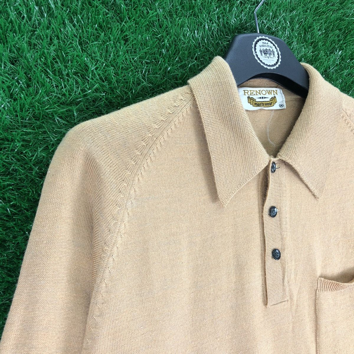 RENOWN Vintage 80's Polo Knit Shirts Single Pocket by Renown Size US XS / EU 42 / 0 - 2 Thumbnail