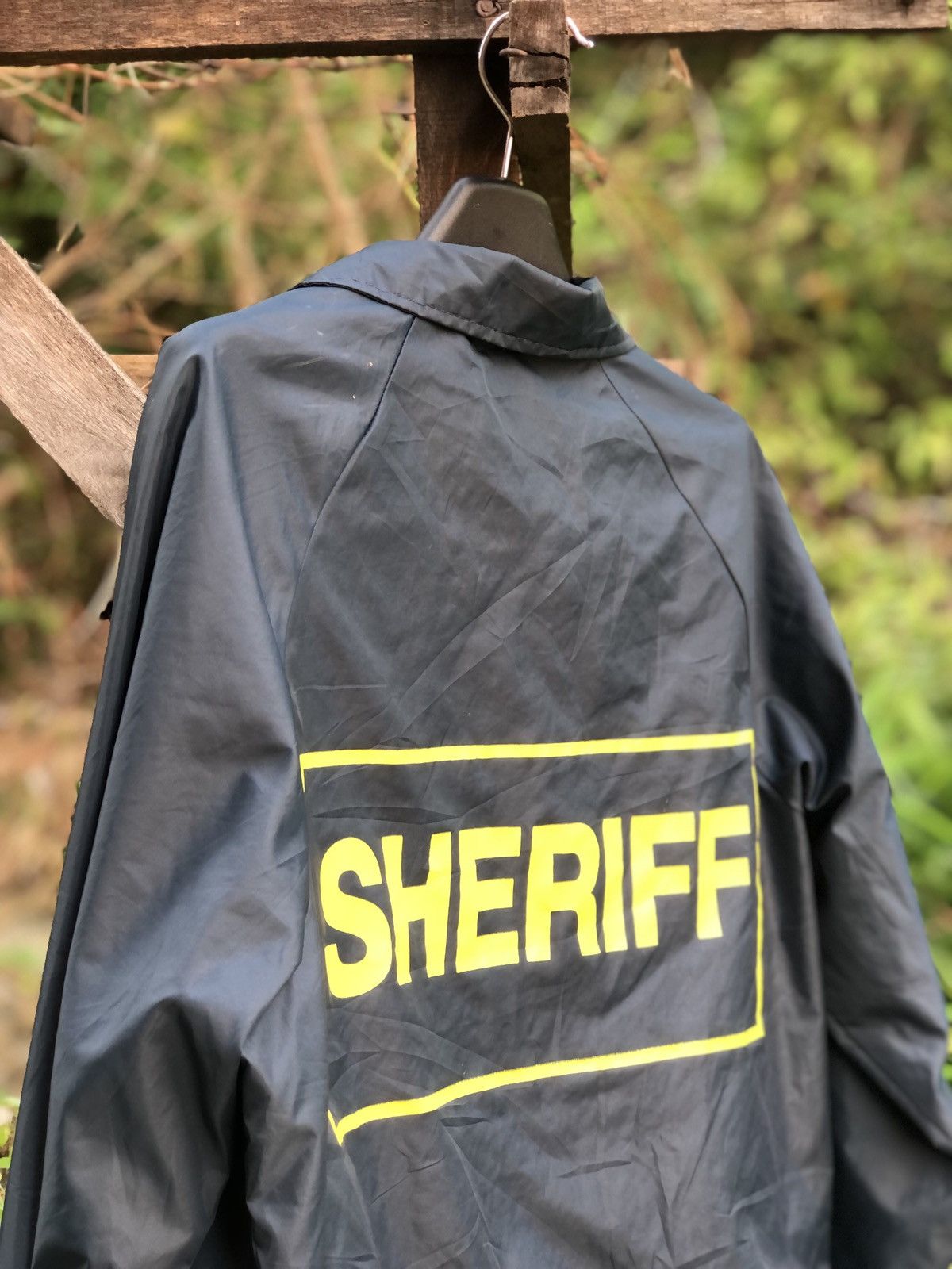 Vintage Vintage 80's Sheriff Snap Front Nylon Coach Jacket Size US XL / EU 56 / 4 - 5 Thumbnail