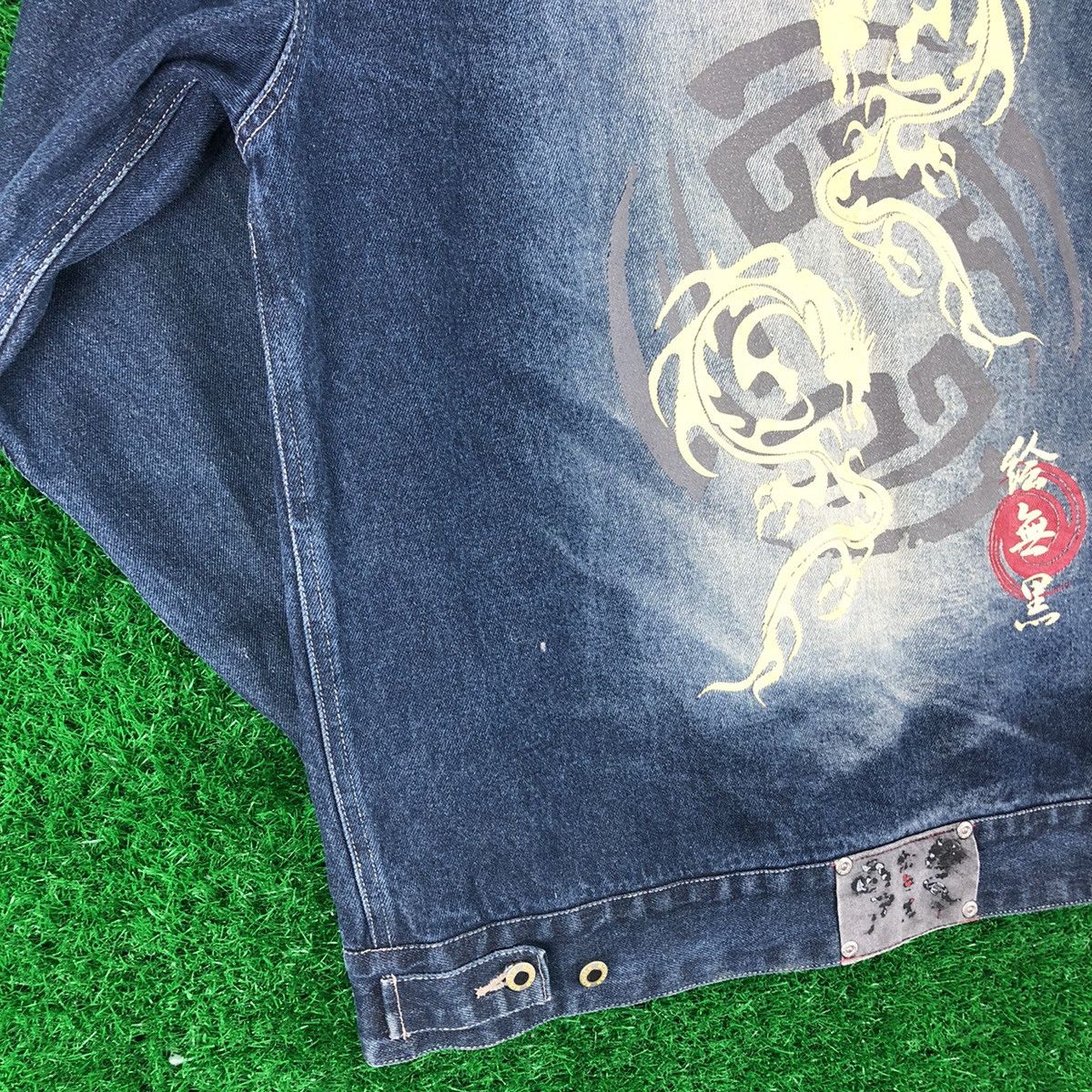 Japanese Brand Vintage Denim Jacket Single Pocket by M.Cross.M Ruffians Size US XL / EU 56 / 4 - 6 Thumbnail