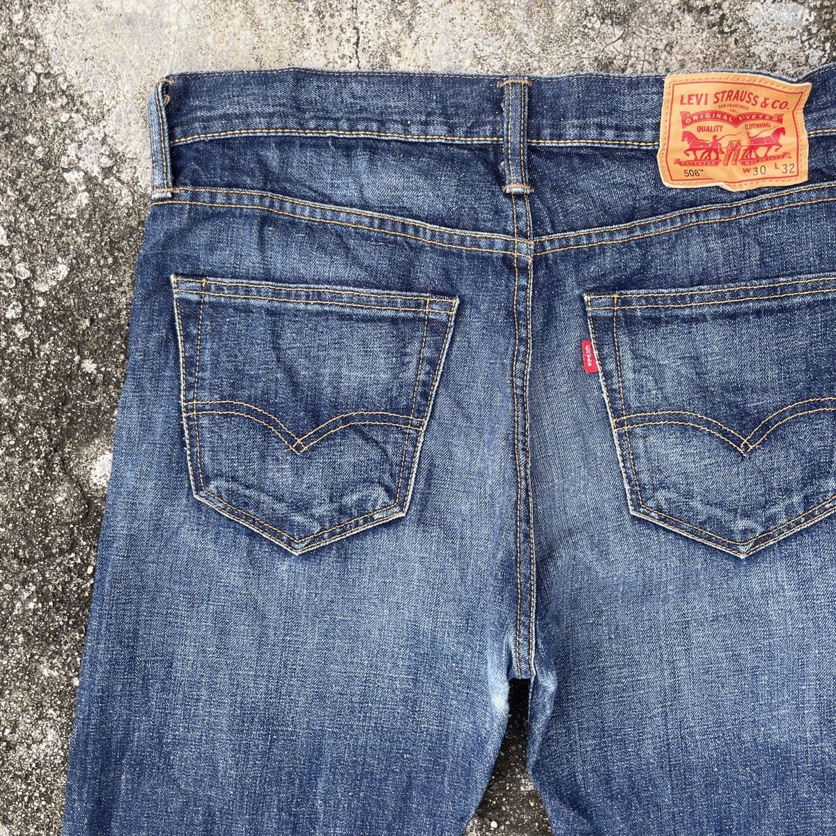 Levi's Vintage Levis Lot 508 Redline Selvedge Distressed Denim Size US 33 - 10 Thumbnail