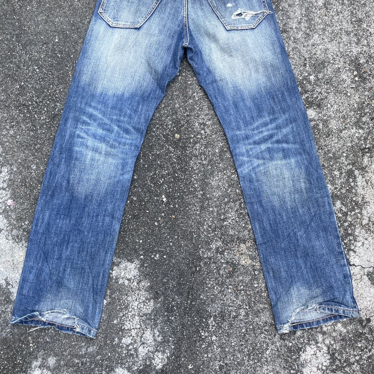 Japanese Brand Vintage Unbranded Patchwork Distressed Denim Jeans Size US 31 - 10 Thumbnail
