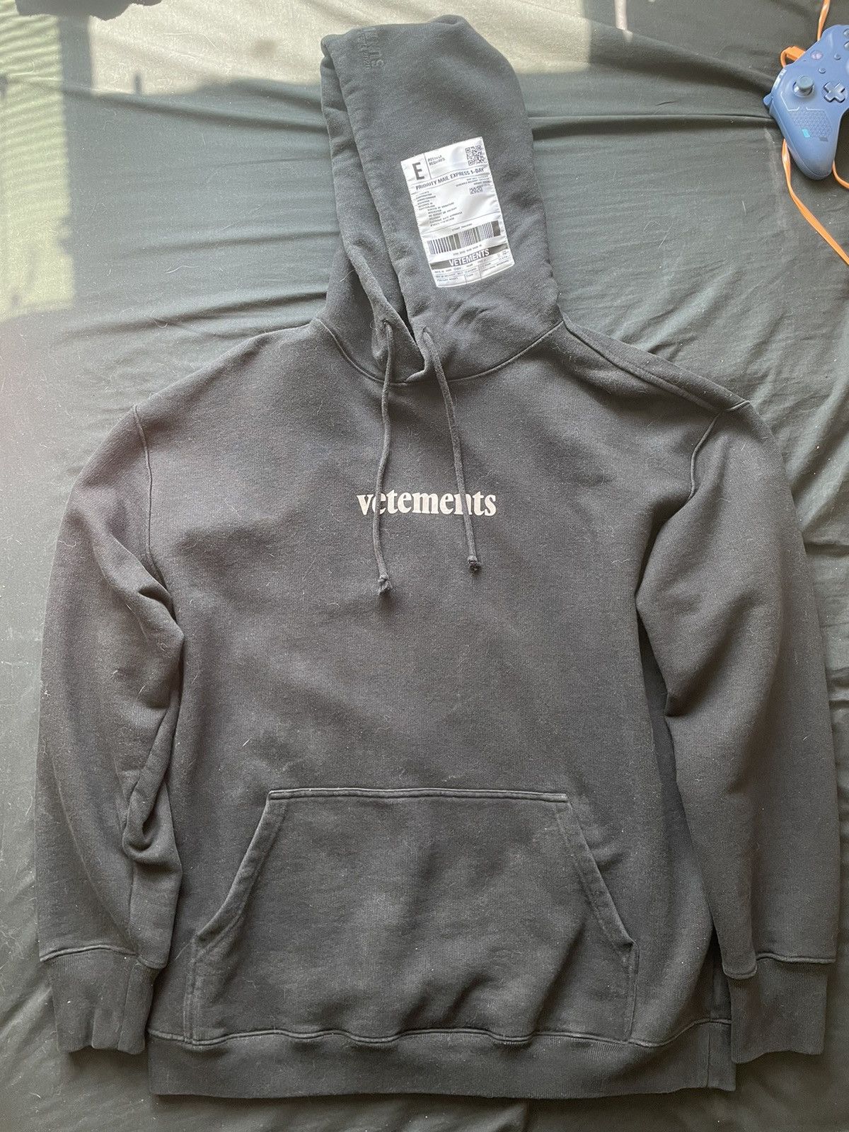 Vetements Vetements “Shipping Label” Hoodie Grailed