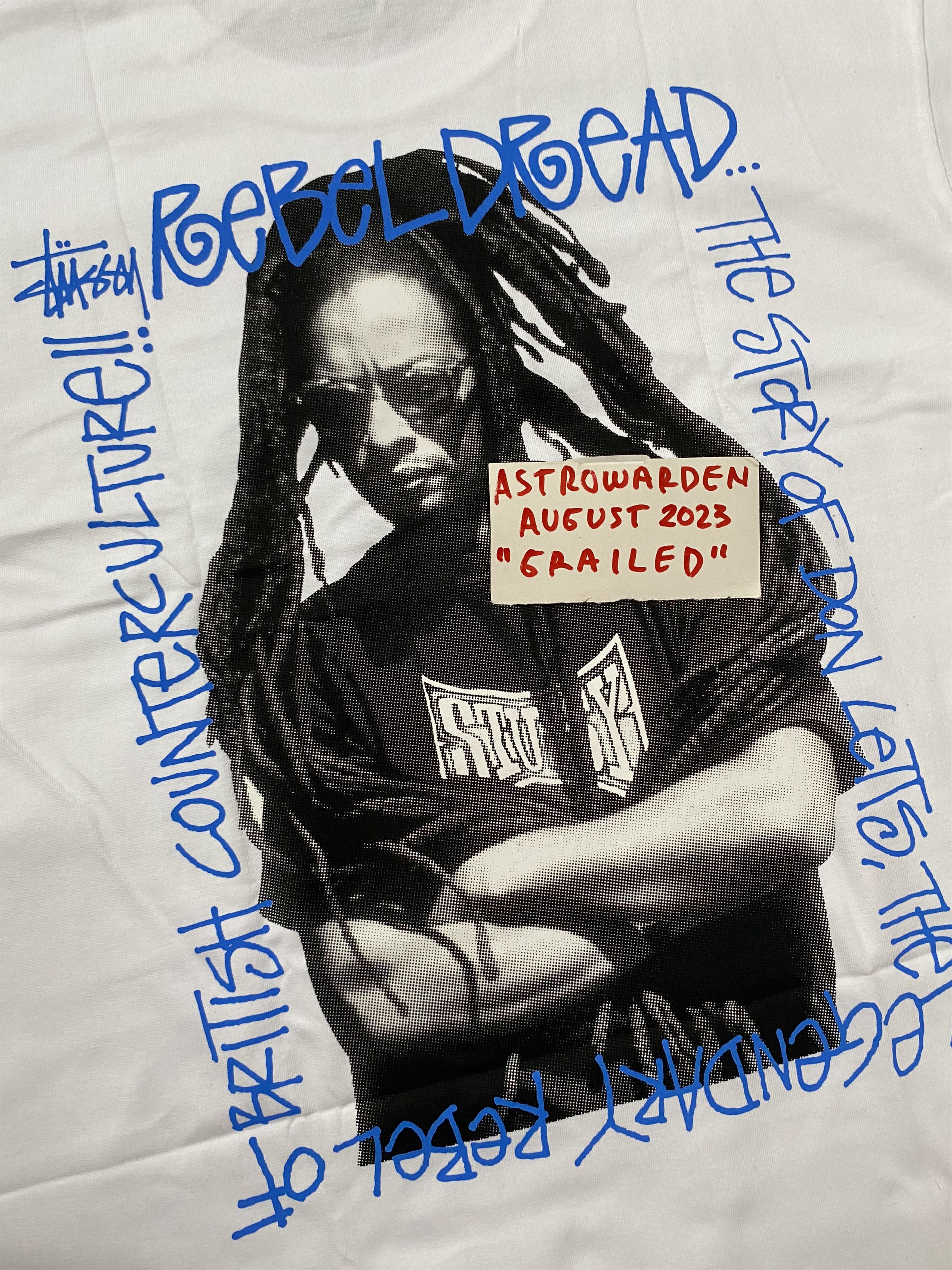Streetwear × Stussy Stussy Rebel Dread Tee - WHITE | Grailed