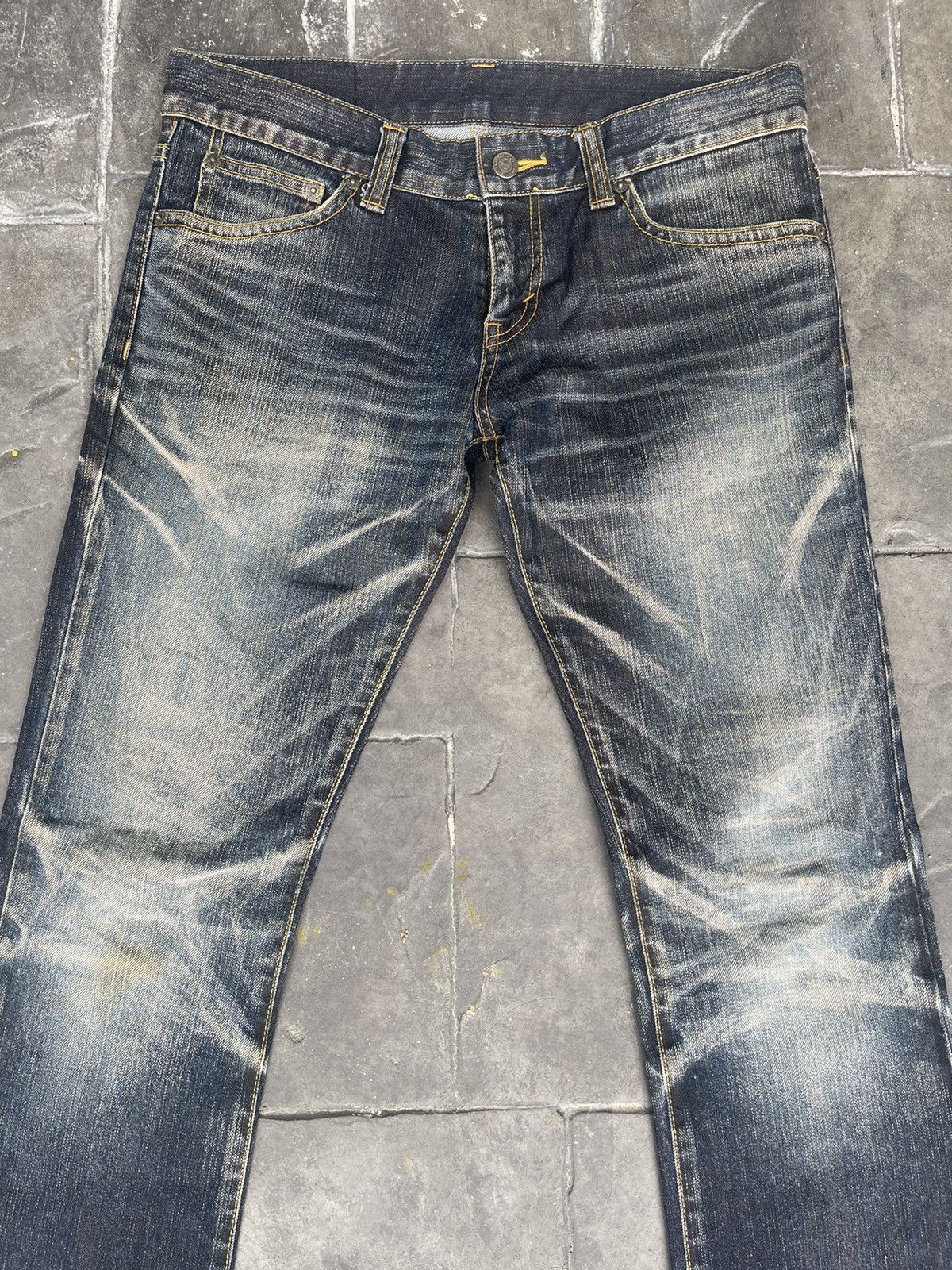 Tornado Mart JAPAN MADE Zero By Tornado Mart Distressed Flare Denim Size US 31 - 5 Thumbnail