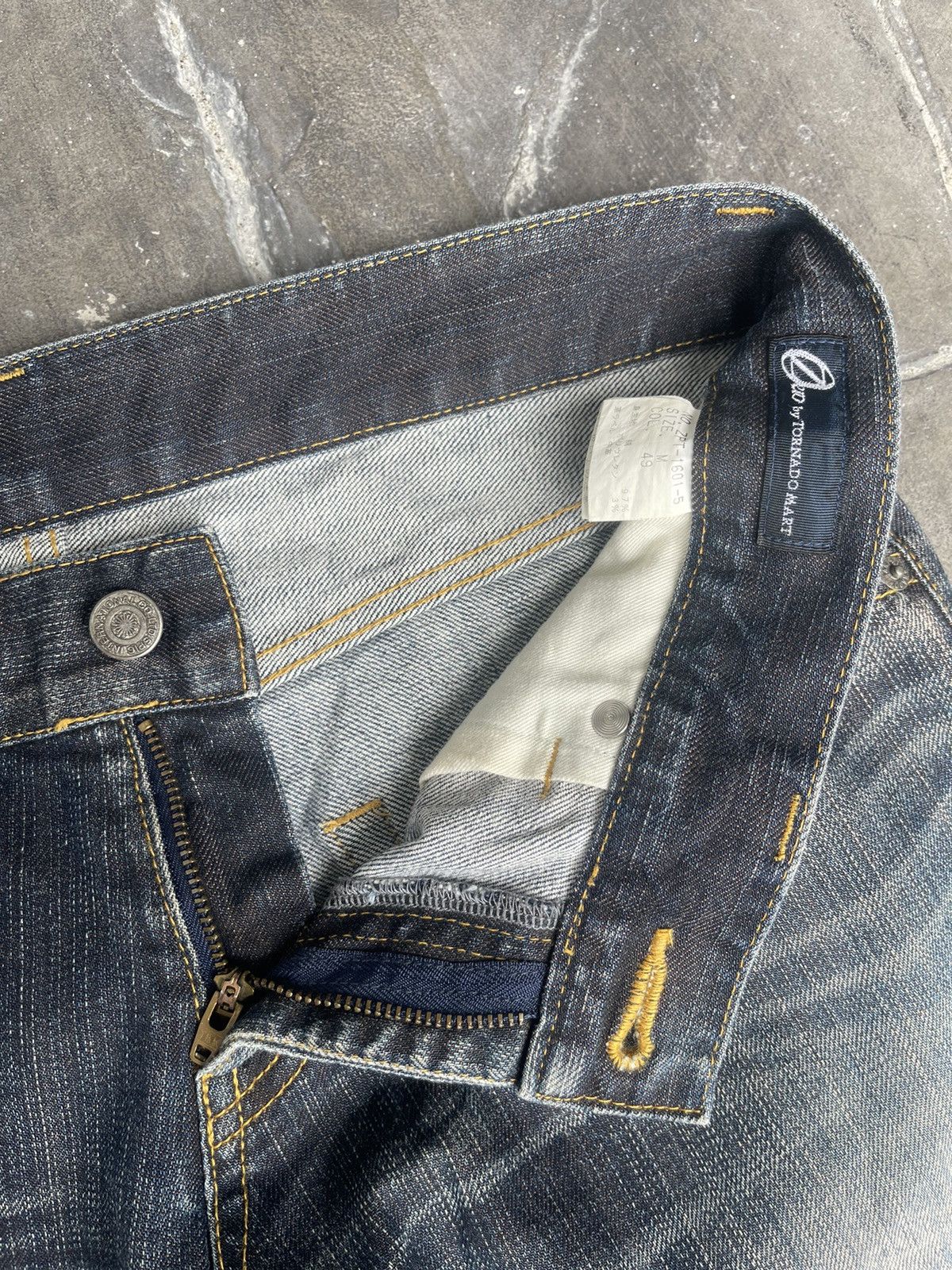 Tornado Mart JAPAN MADE Zero By Tornado Mart Distressed Flare Denim Size US 31 - 7 Thumbnail