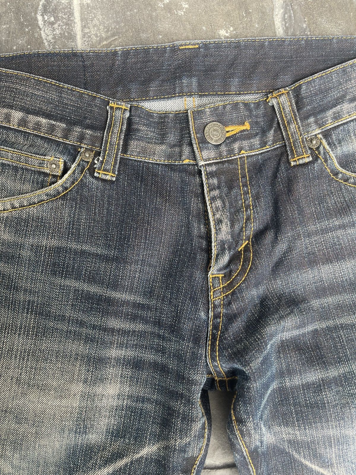 Tornado Mart JAPAN MADE Zero By Tornado Mart Distressed Flare Denim Size US 31 - 6 Thumbnail