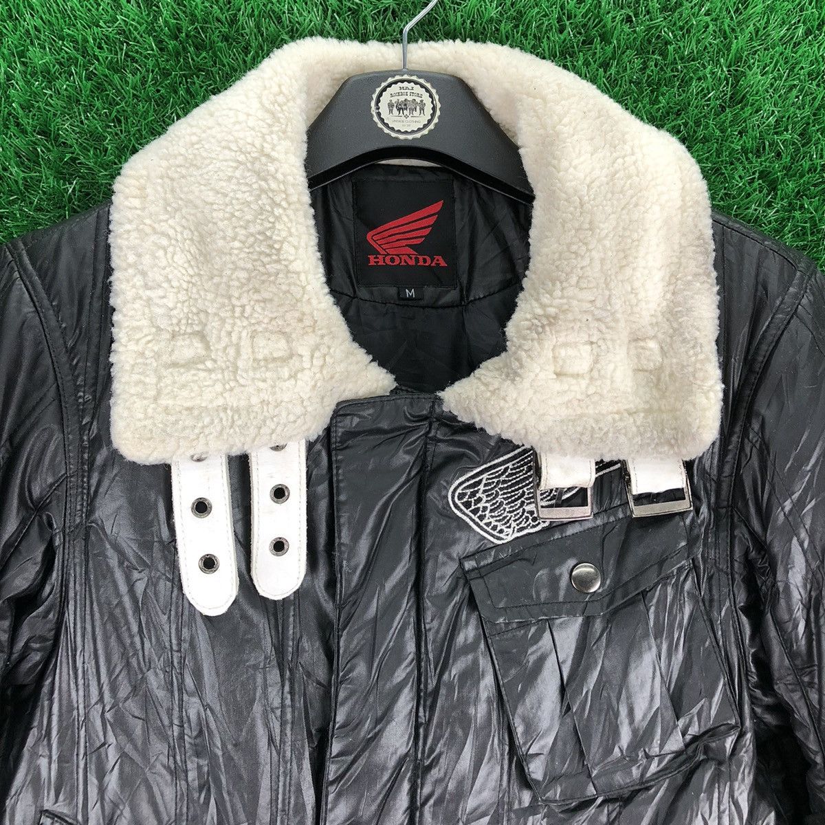 Honda Vintage Honda Classic Racing Motocycle Nylon Jacket Big Logo Size US S / EU 44-46 / 1 - 8 Thumbnail