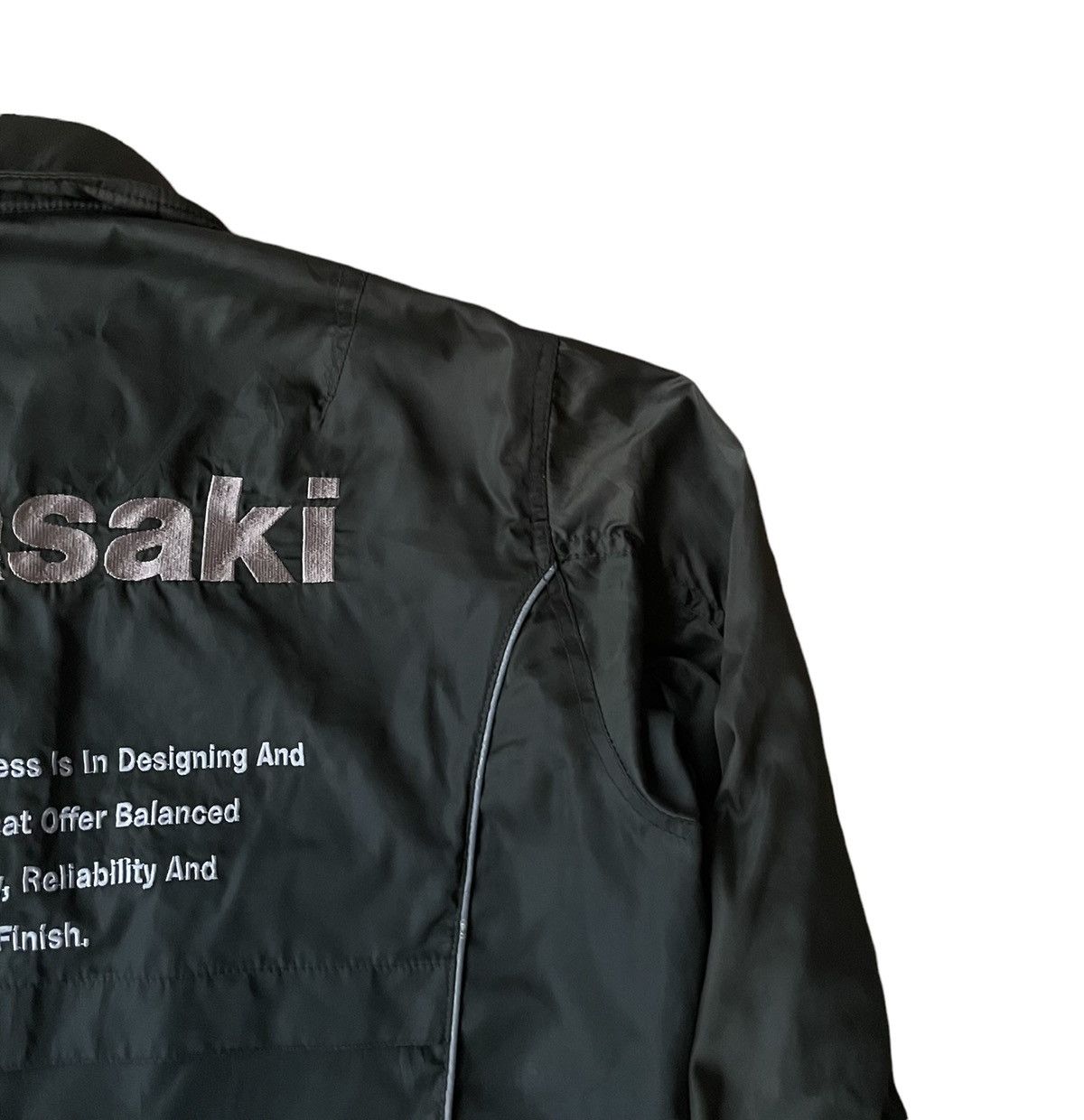 Sports Specialties Kawasaki Sunfaded Flight Bomber Racing Jacket Size US L / EU 52-54 / 3 - 13 Thumbnail