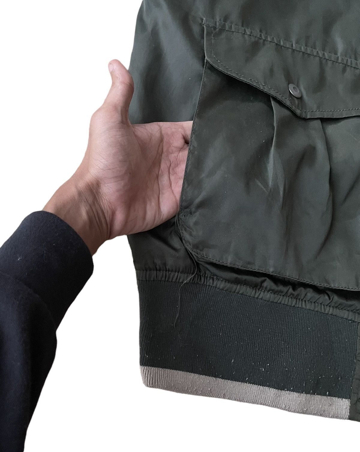 Sports Specialties Kawasaki Sunfaded Flight Bomber Racing Jacket Size US L / EU 52-54 / 3 - 8 Thumbnail