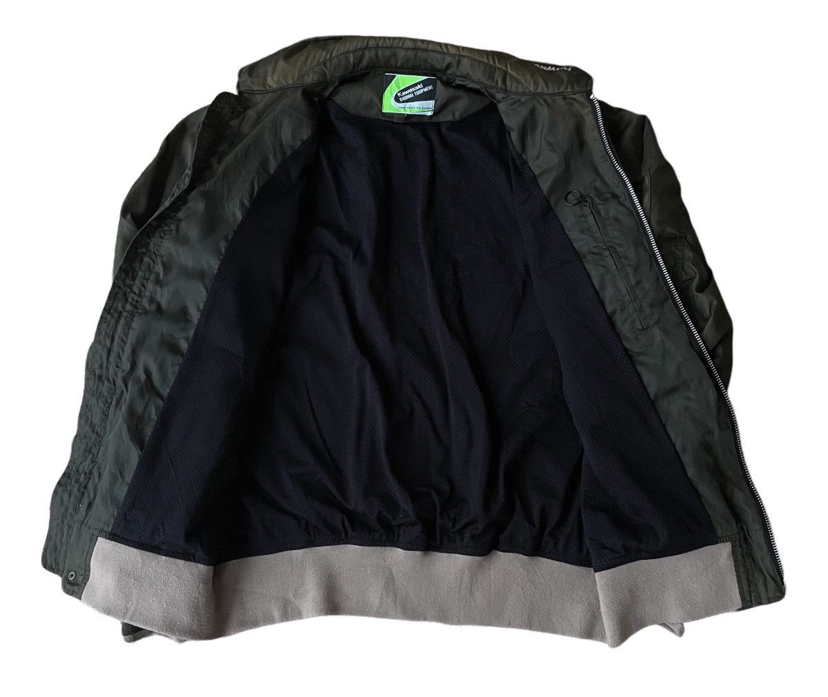 Sports Specialties Kawasaki Sunfaded Flight Bomber Racing Jacket Size US L / EU 52-54 / 3 - 18 Thumbnail