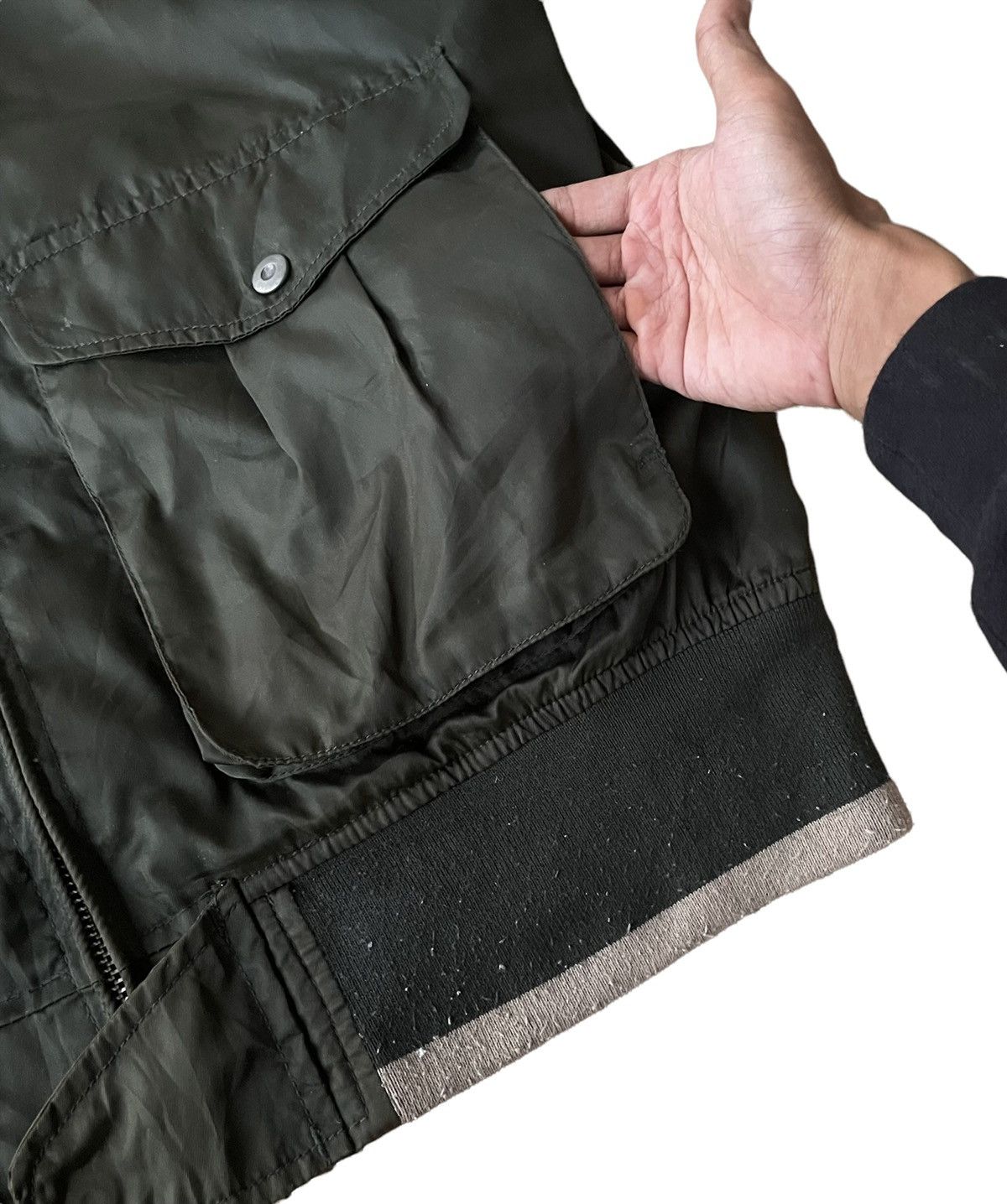 Sports Specialties Kawasaki Sunfaded Flight Bomber Racing Jacket Size US L / EU 52-54 / 3 - 9 Thumbnail