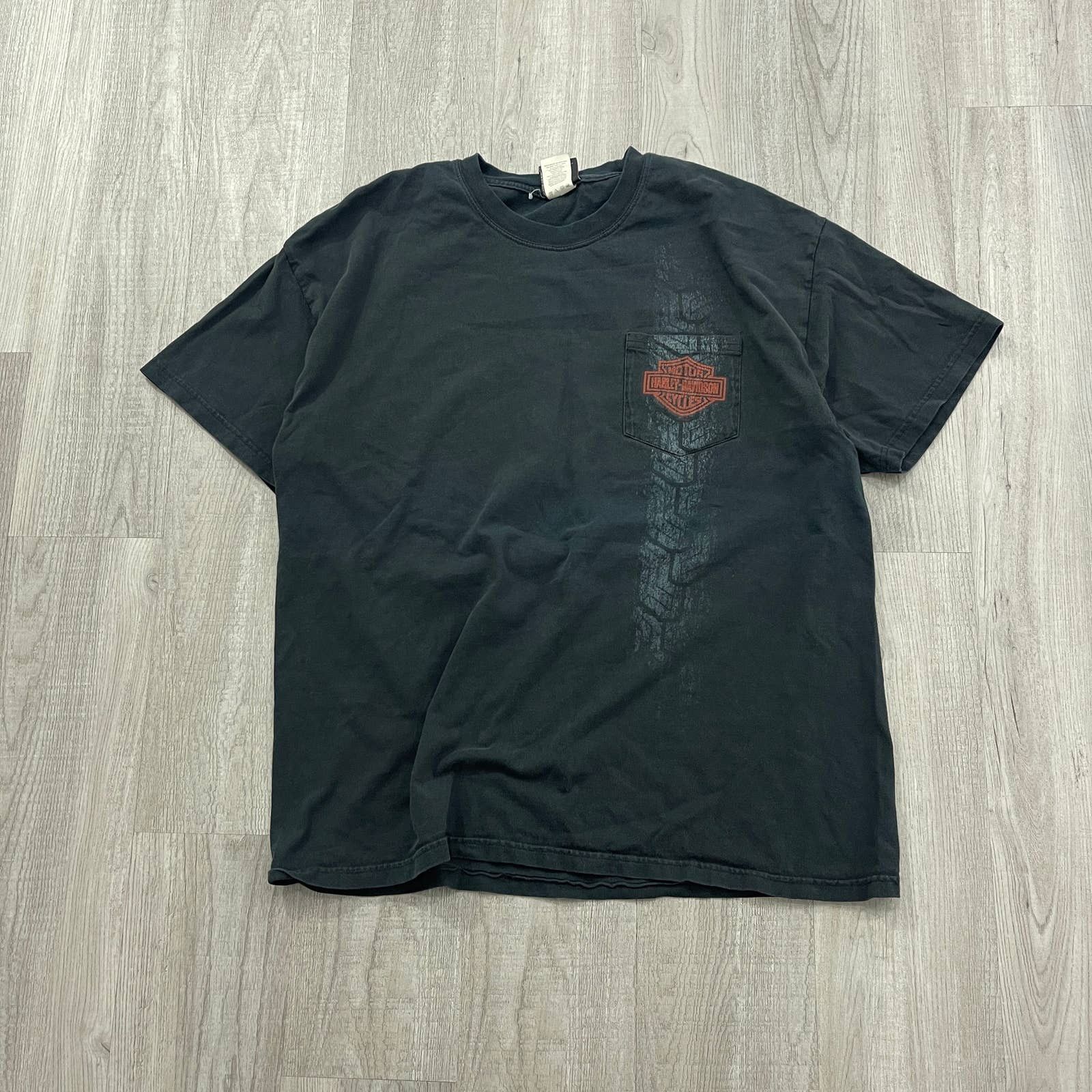 Harley Davidson VINTAGE Y2K Harley Davidson Shanghai Biker Motorcycle Shirt Size US XL / EU 56 / 4 - 2 Thumbnail