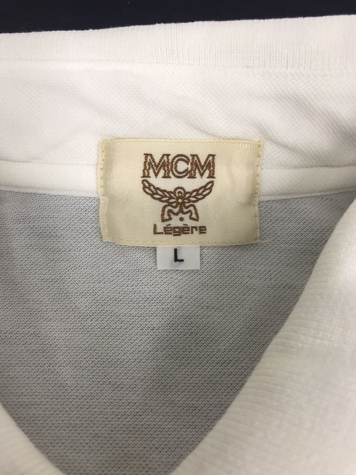 MCM Vintage MCM Legere Polo Tee Plain Classic Fashion Size US L / EU 52-54 / 3 - 4 Thumbnail