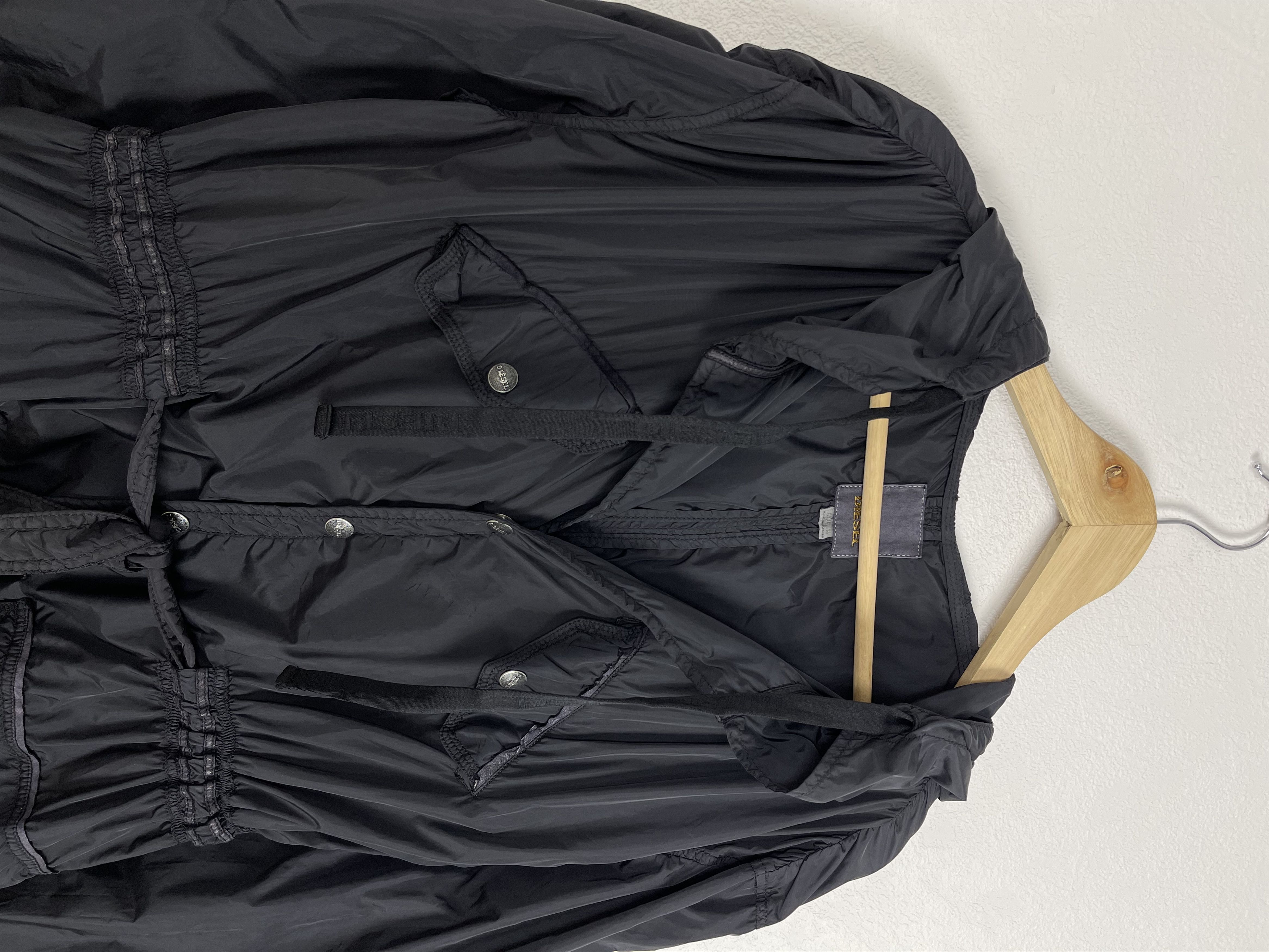 Diesel Women's DIESEL Fishtail Coat Jacket Archive Techwear Size M Size M / US 6-8 / IT 42-44 - 4 Thumbnail