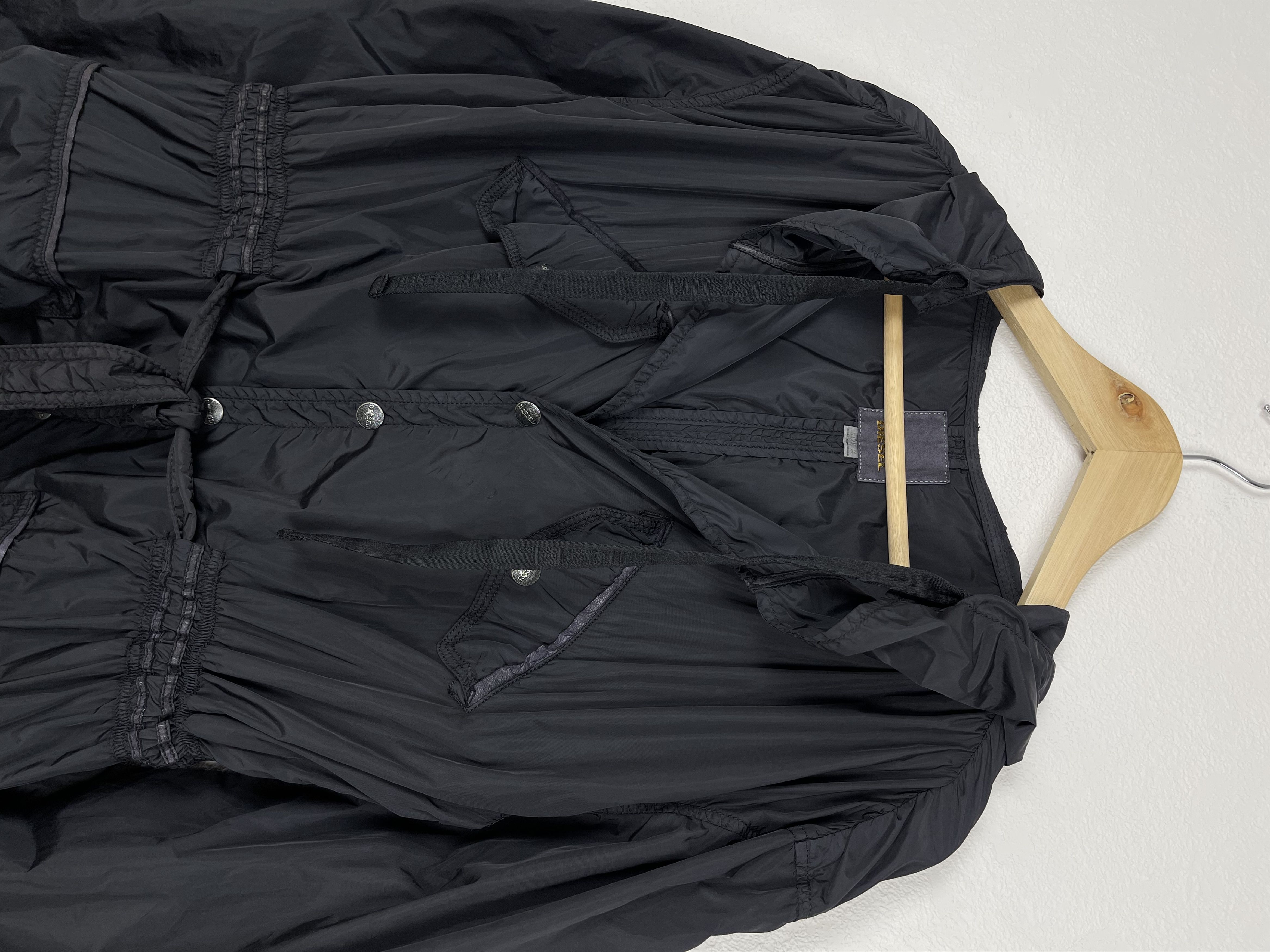 Diesel Women's DIESEL Fishtail Coat Jacket Archive Techwear Size M Size M / US 6-8 / IT 42-44 - 3 Thumbnail