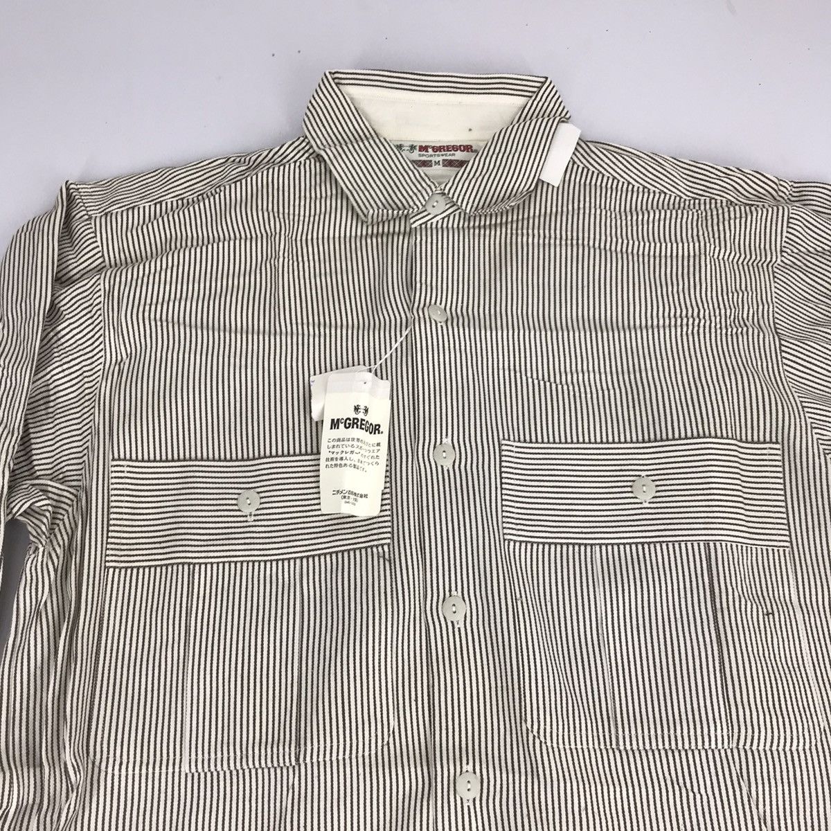 McGregor Vintage McGregor Button Down Shirt Sportswear Striped Size US M / EU 48-50 / 2 - 3 Thumbnail