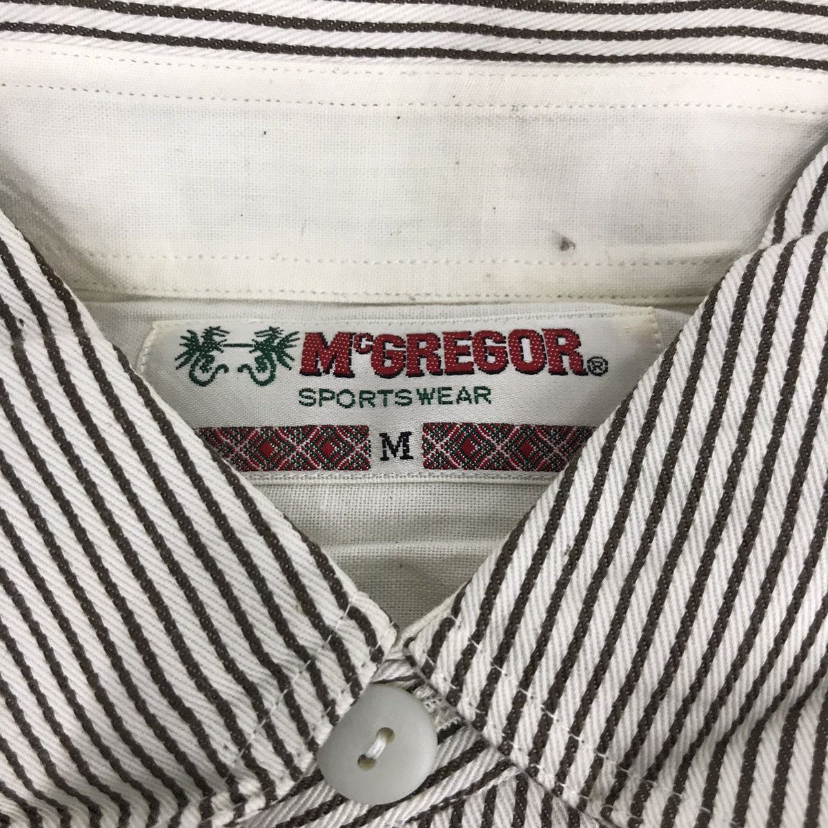 McGregor Vintage McGregor Button Down Shirt Sportswear Striped Size US M / EU 48-50 / 2 - 4 Thumbnail