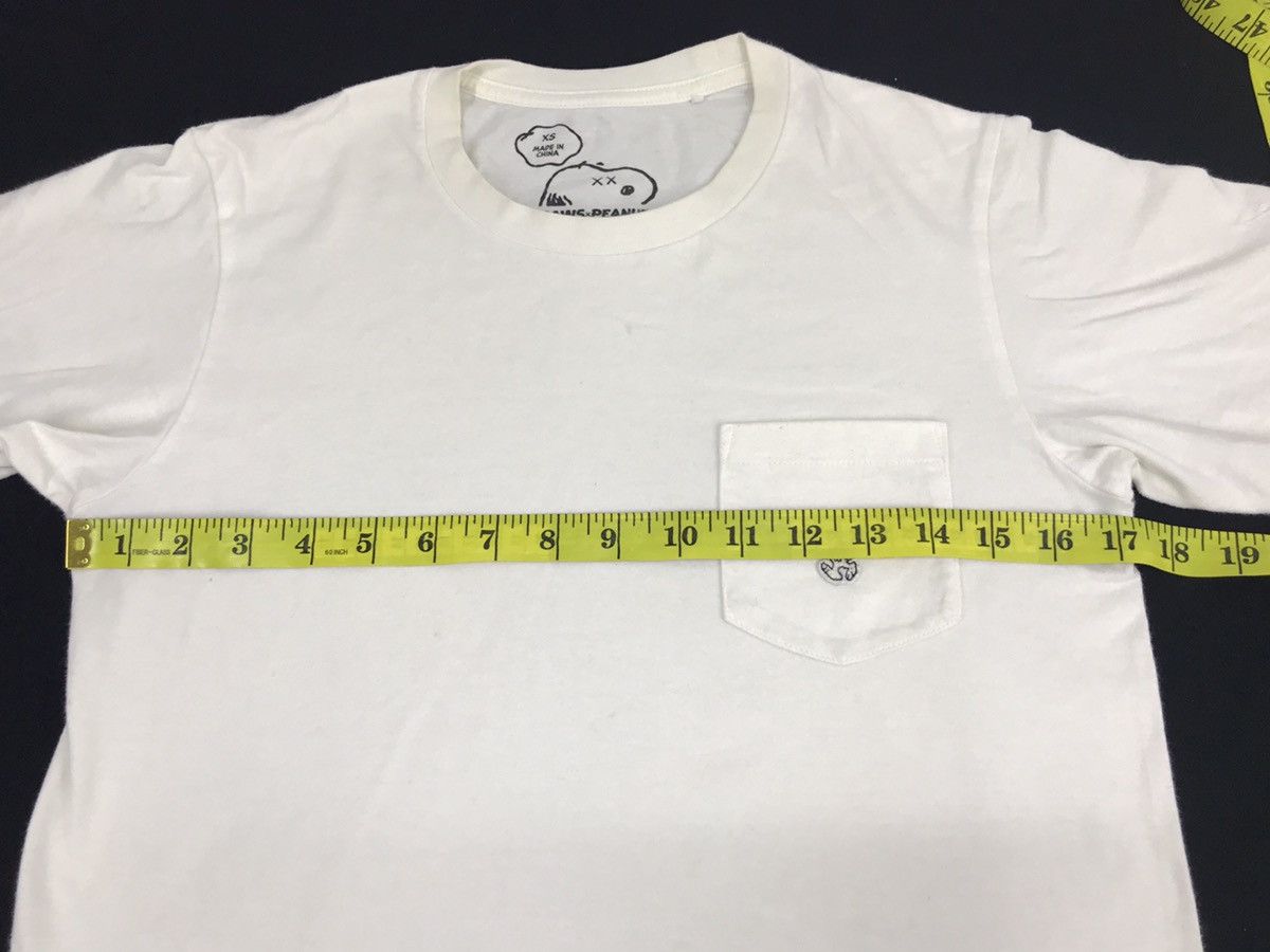 Kaws Kaws X Peanuts Co Snoopy Pocket Tee XS White Streetwear Size XS / US 0-2 / IT 36-38 - 9 Thumbnail