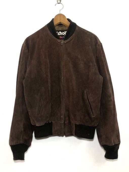 Schott Vintage Schott NYC Suede Leather Size US M / EU 48-50 / 2 - 1 Thumbnail